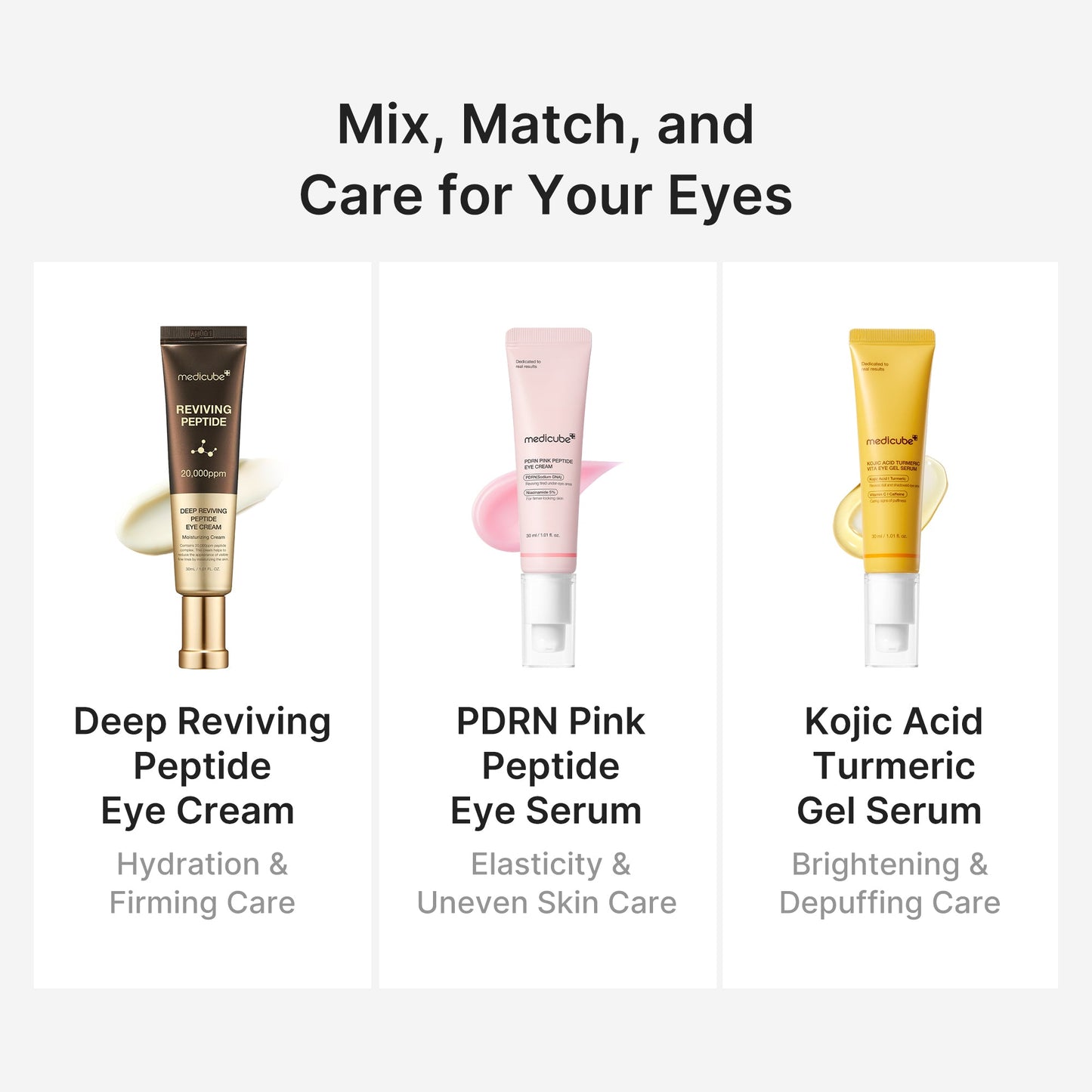 Kojic Acid Tumeric Eye Gel Serum for a Smooth Radiant Looking Finish