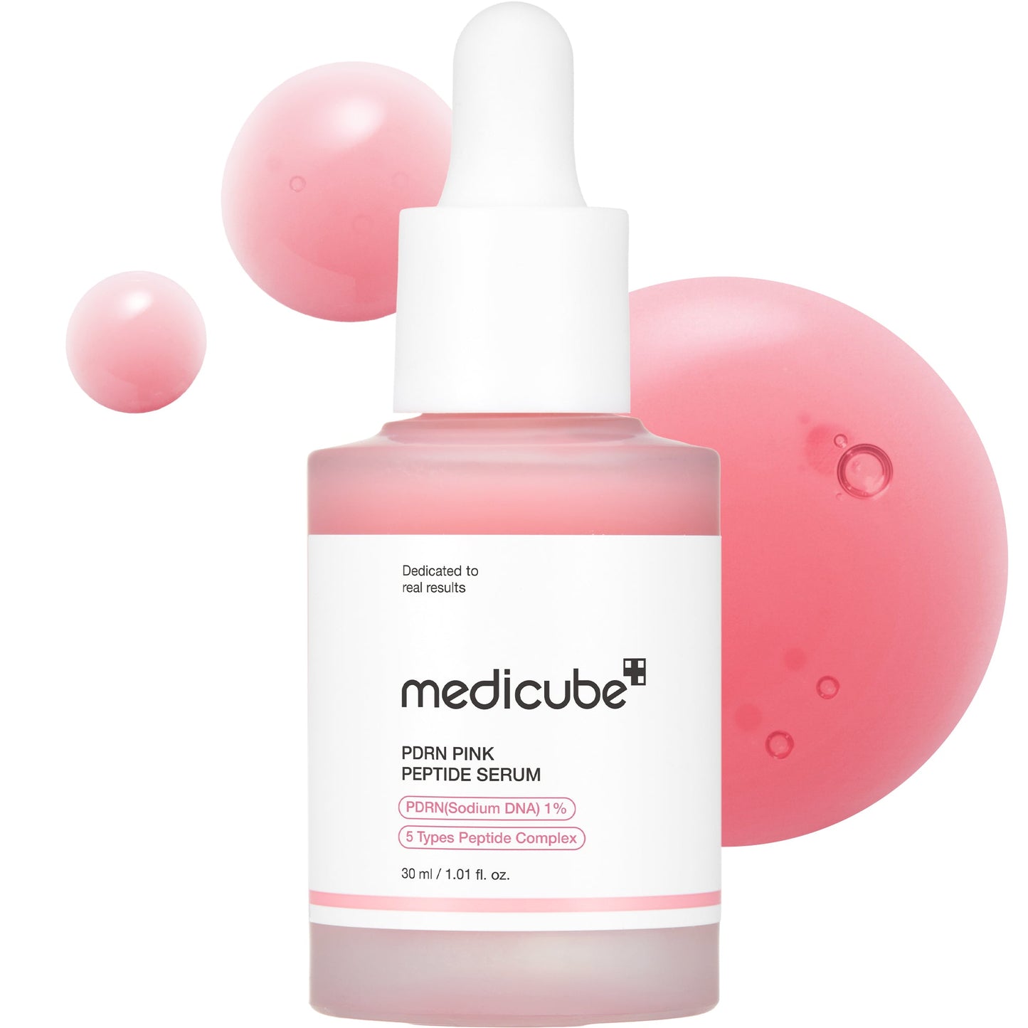 PDRN Pink Peptide Serum with a Smooth Radiant Looking Finish