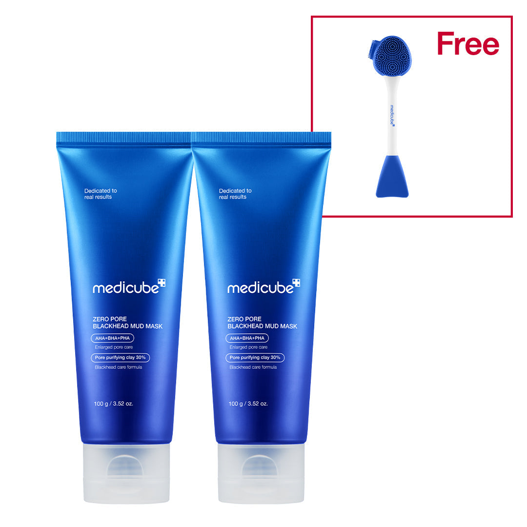 Zero Pore Blackhead Mud Mask with Weekly Moisture Focused Care
