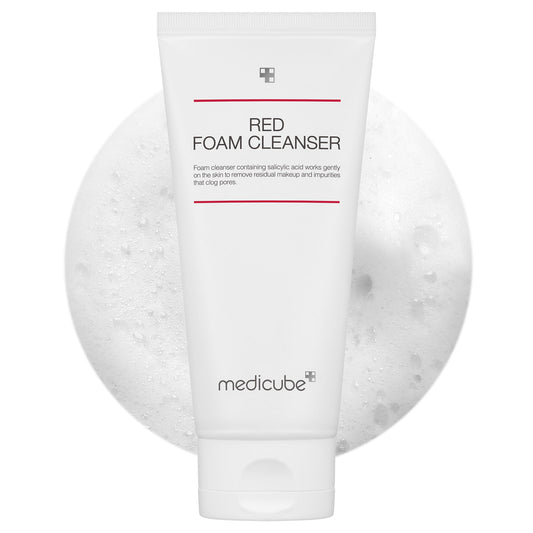 Red Foam Cleanser for Gentle Everyday Cleansing
