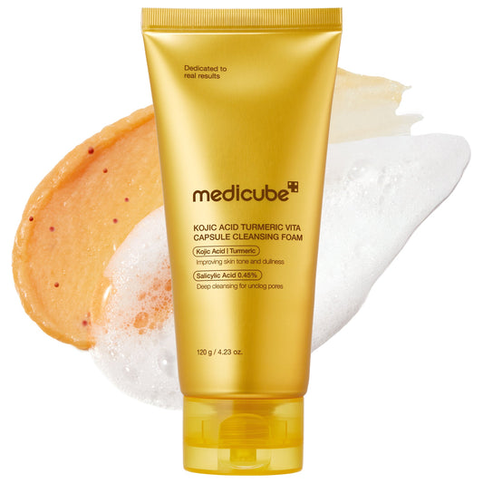 Kojic Acid Turmeric Vita Capsule Foam Cleanser for Gentle Everyday Cleansing