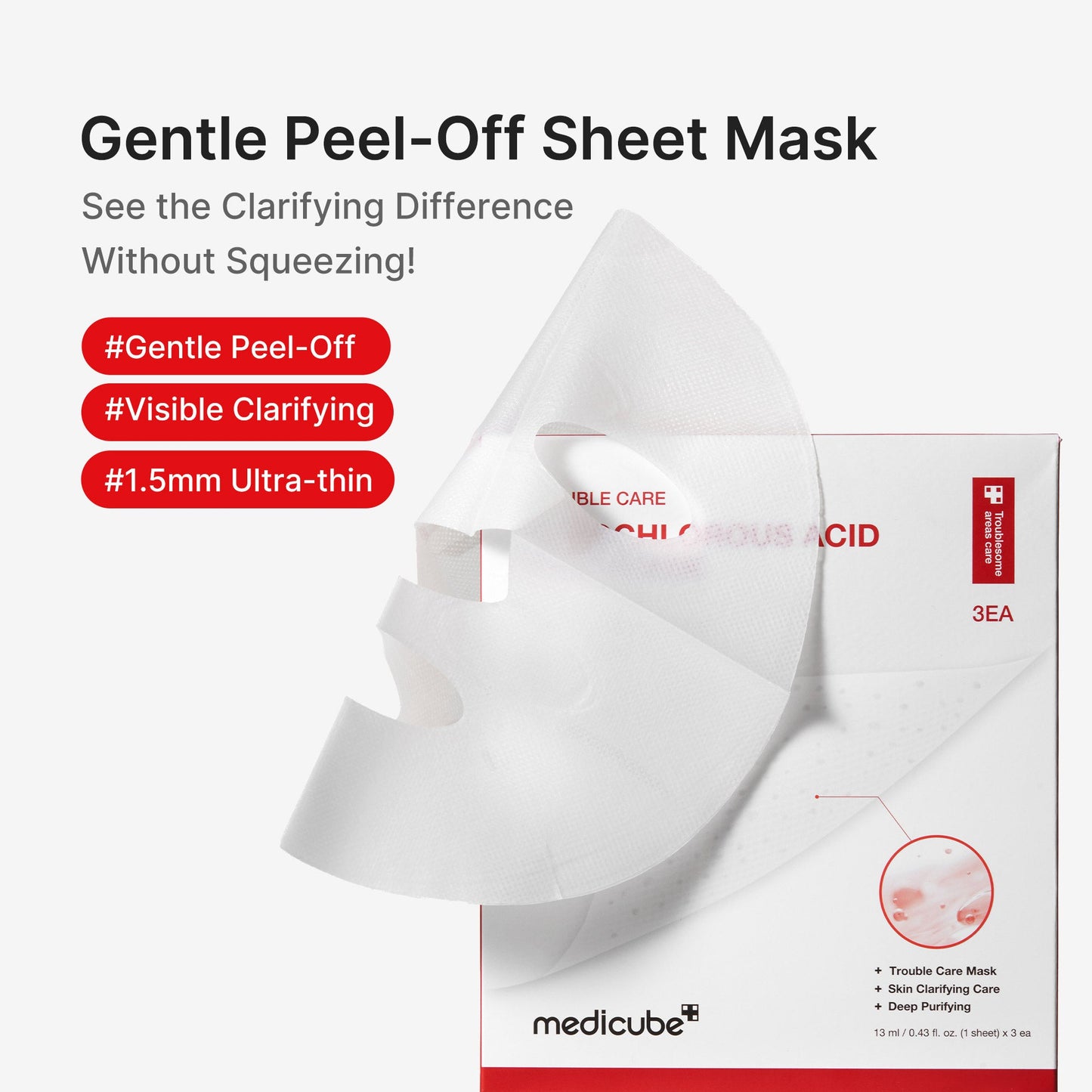 Hypochlorous Acid Peel Mask with Weekly Moisture Focused Care