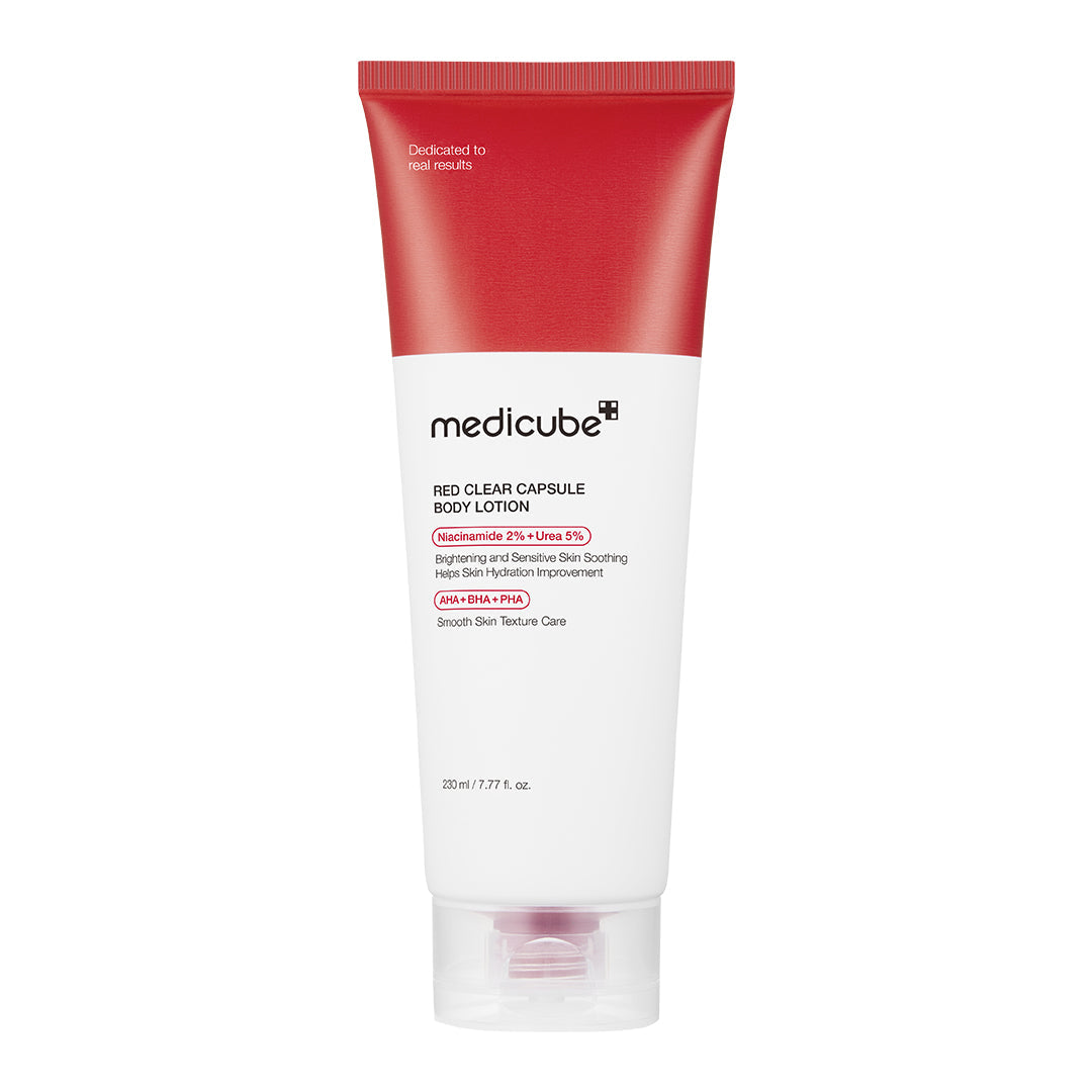 Red Clear Capsule Body Lotion for Everyday Moisture and Comfort Care