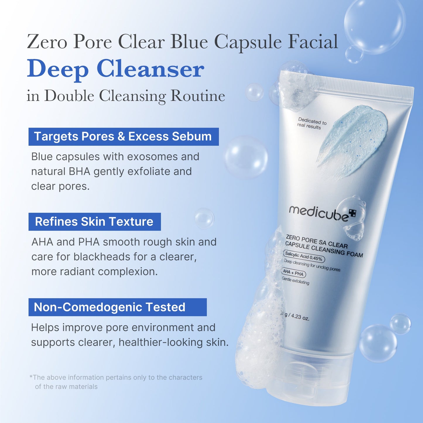 Zero Pore Capsule Cleansing Foam for Gentle Everyday Cleansing