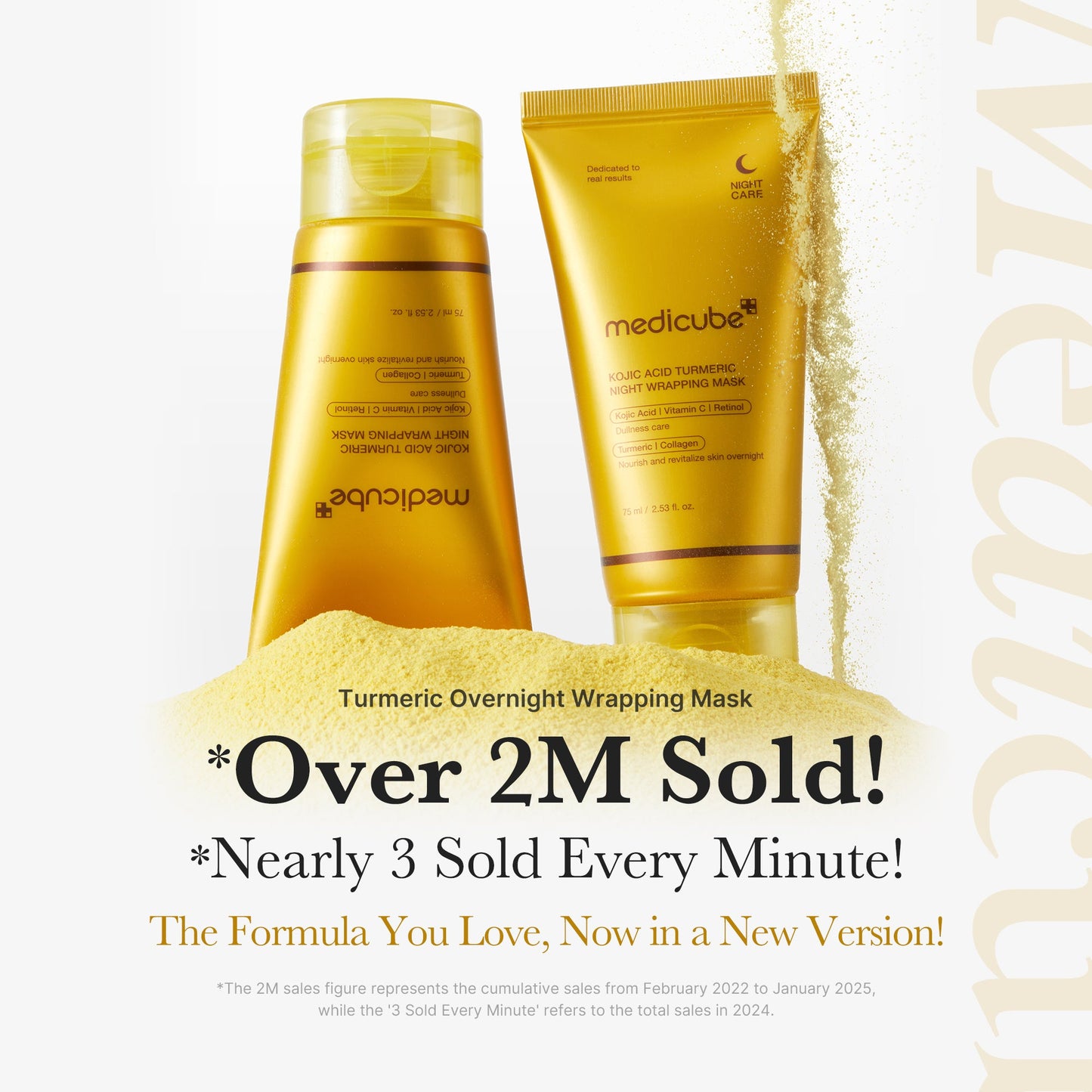 Kojic Acid Turmeric Overnight Wrapping Mask for Weekly Moisture Focused Routine