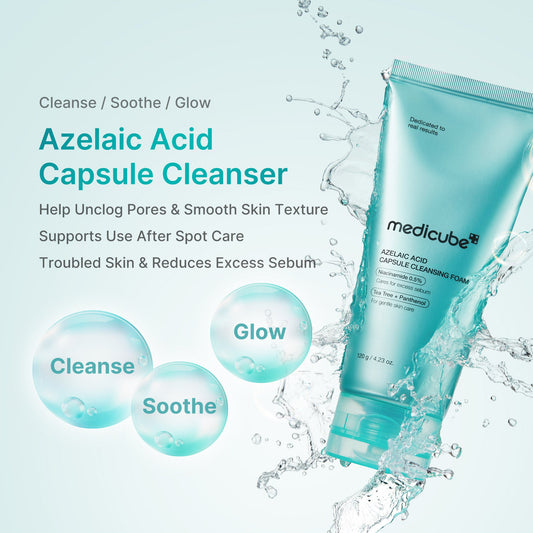 Azelaic Acid Capsule Foam Cleanser for Gentle Everyday Cleansing