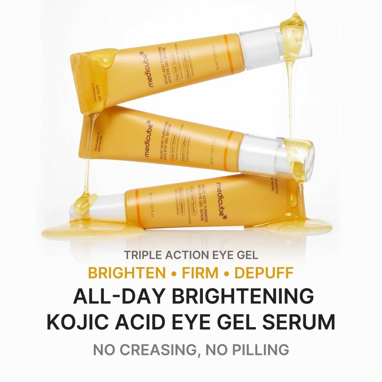 Kojic Acid Tumeric Eye Gel Serum for a Smooth Radiant Looking Finish