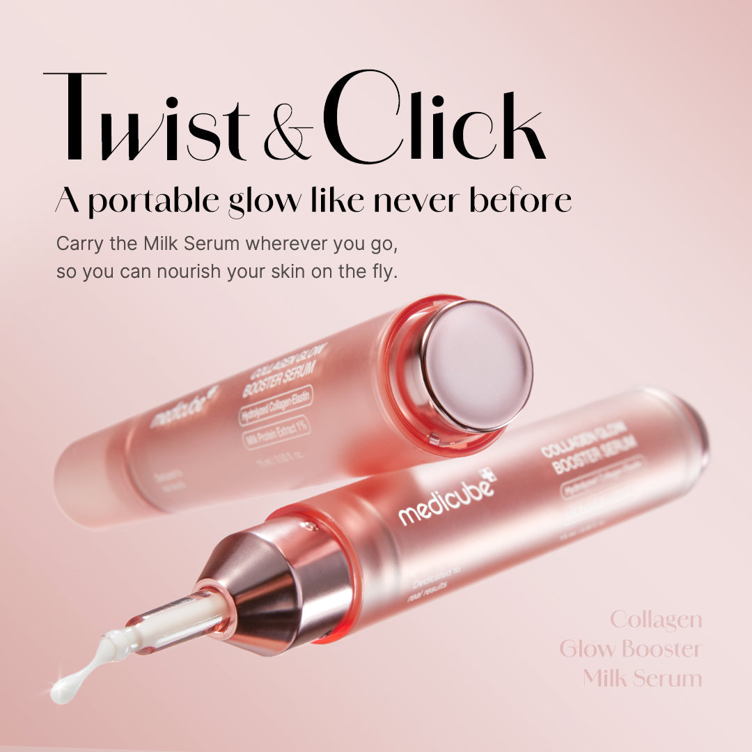 Collagen Glow Booster Milk Serum for Convenient At Home Skin Care
