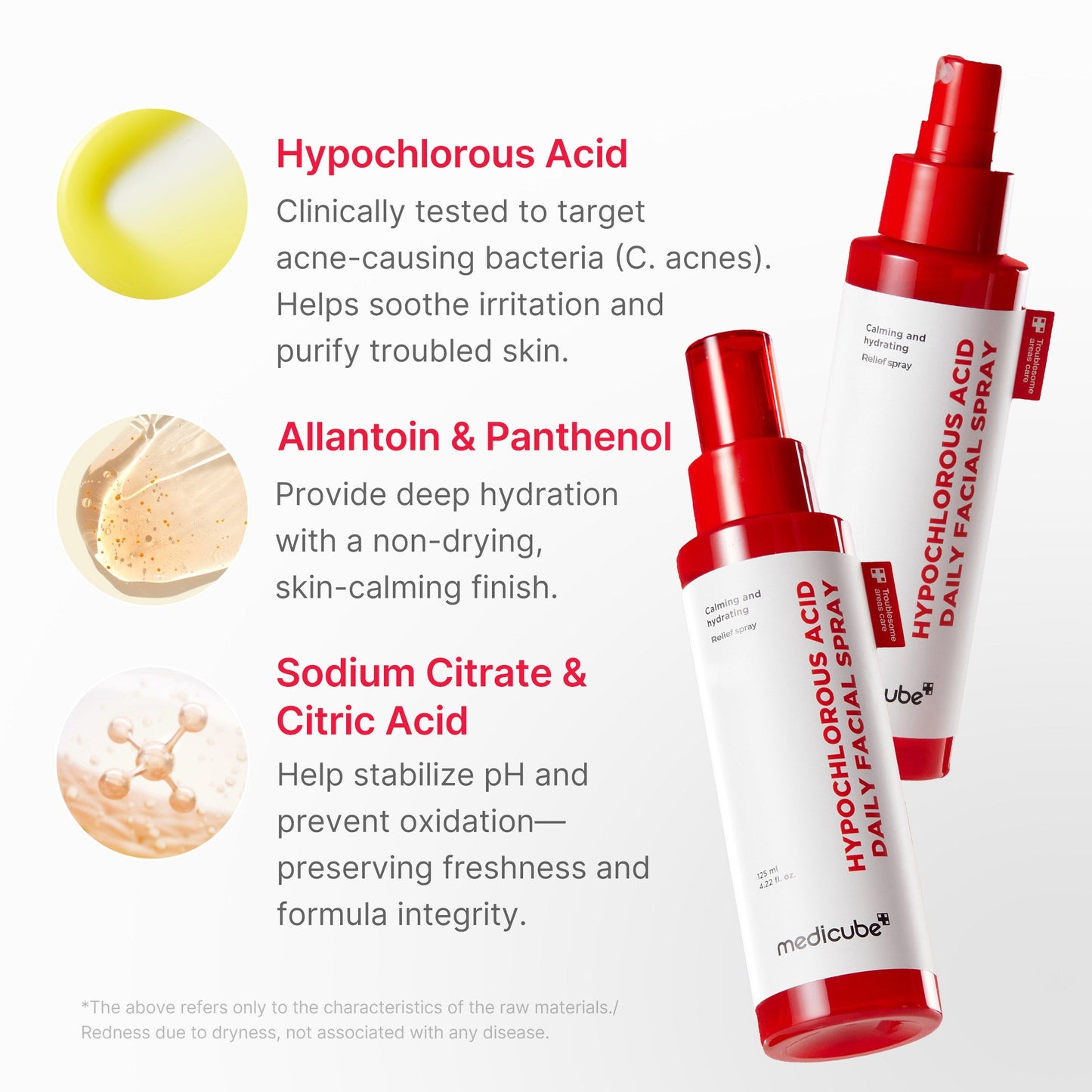 Hypochlorous Acid Power Soothing Spray for Lightweight Daily Skin Prep