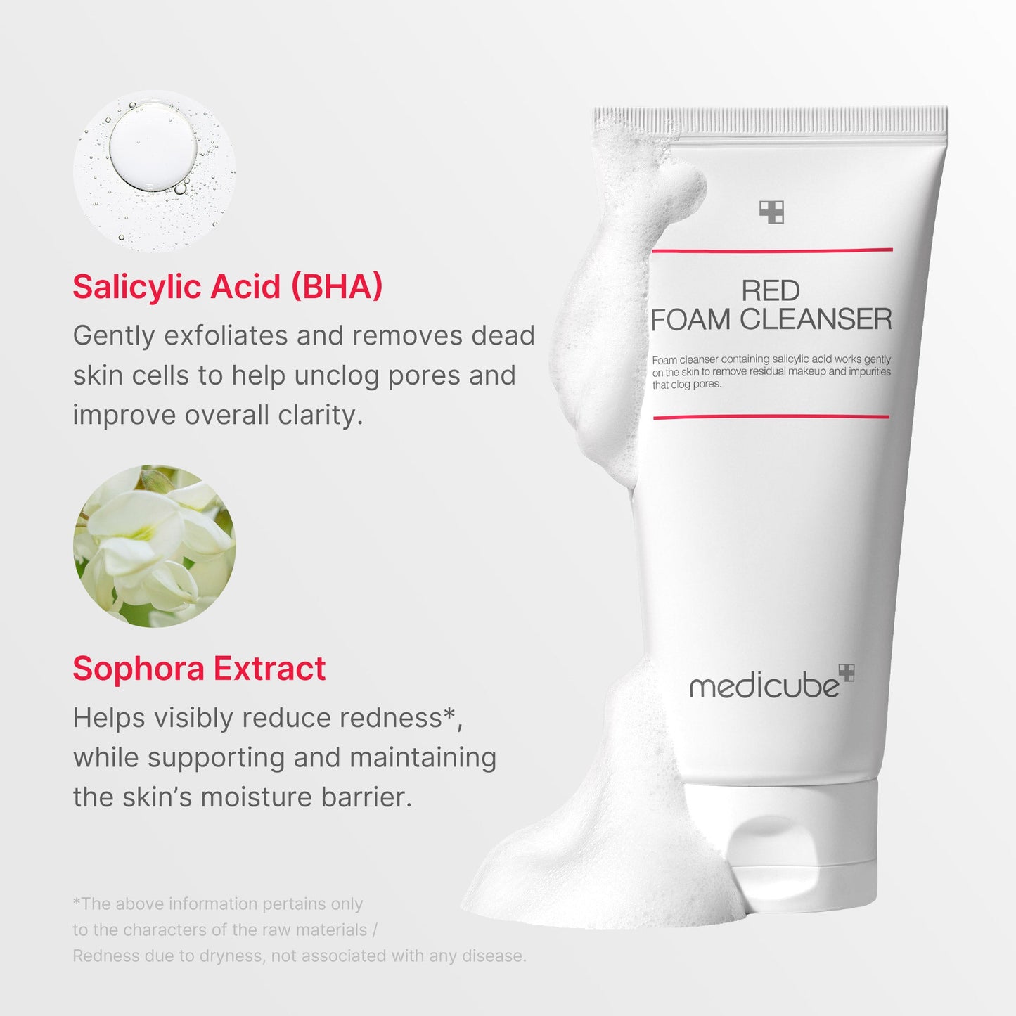 Red Foam Cleanser for Gentle Everyday Cleansing