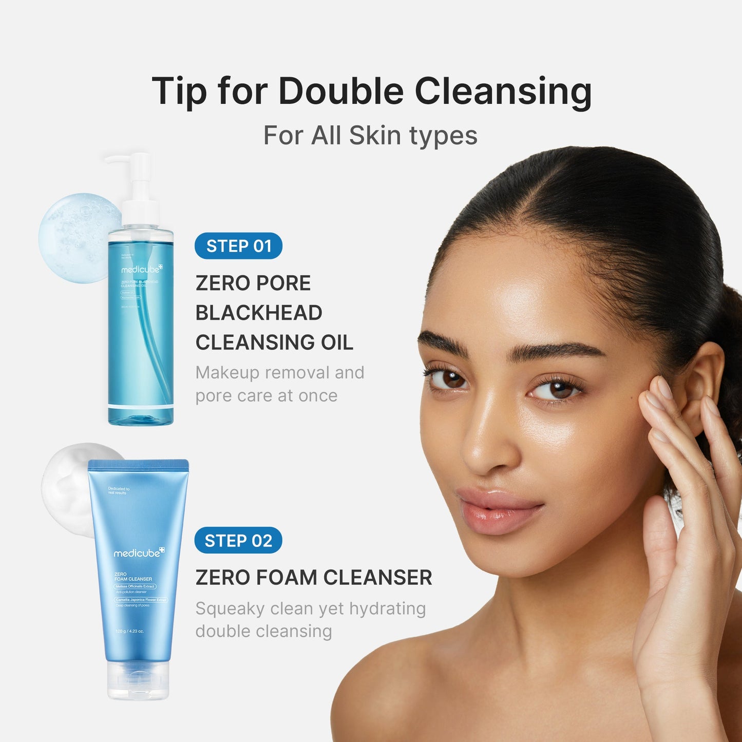 Zero Pore Blackhead Deep Cleansing Oil for Gentle Everyday Cleansing