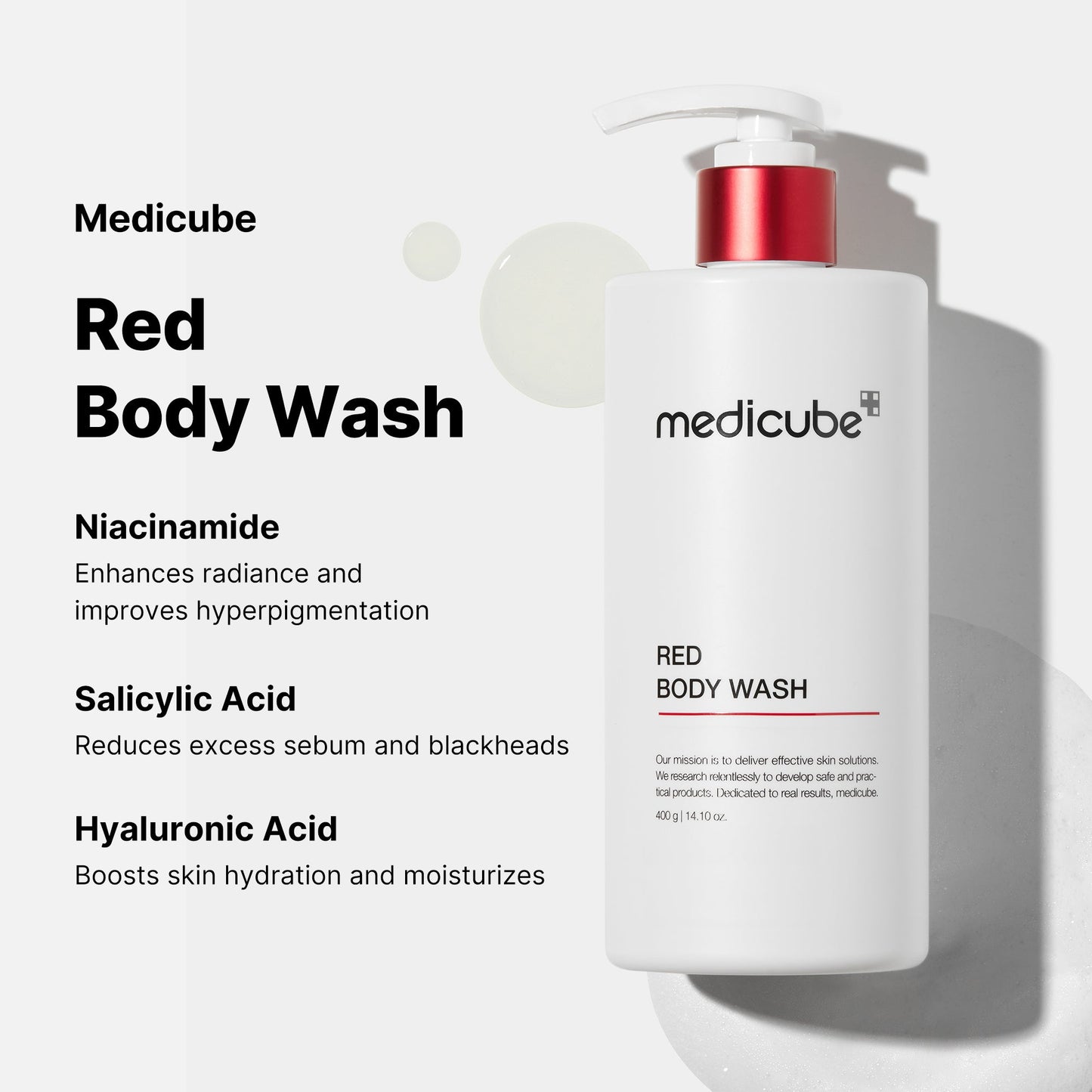 Red Body Wash for Gentle Everyday Cleansing