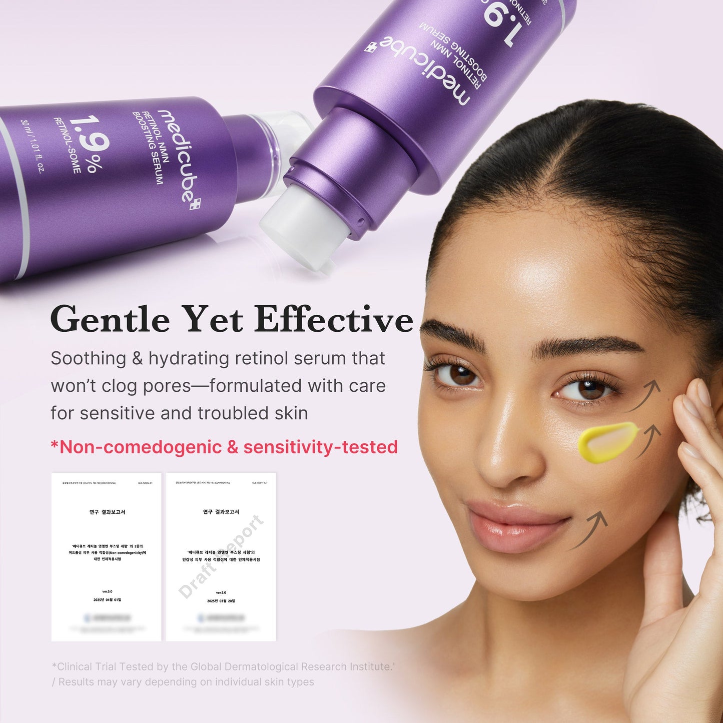 Retinol NMN Boosting Serum with a Smooth Radiant Looking Finish