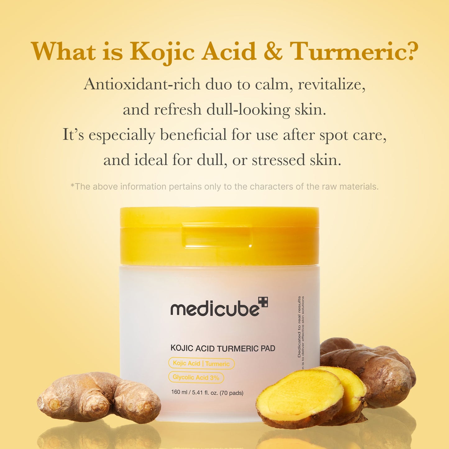 Kojic Acid Tumeric Toner Pad with Gentle Daily Toning Care