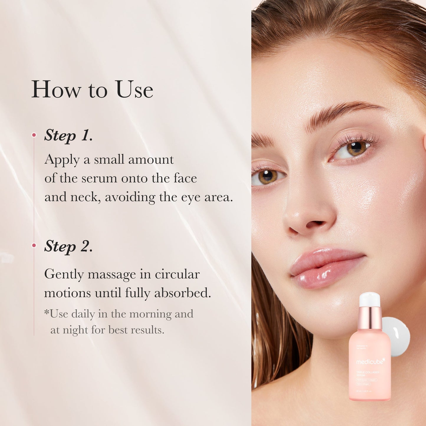 Triple Collagen Serum for a Smooth Radiant Looking Finish
