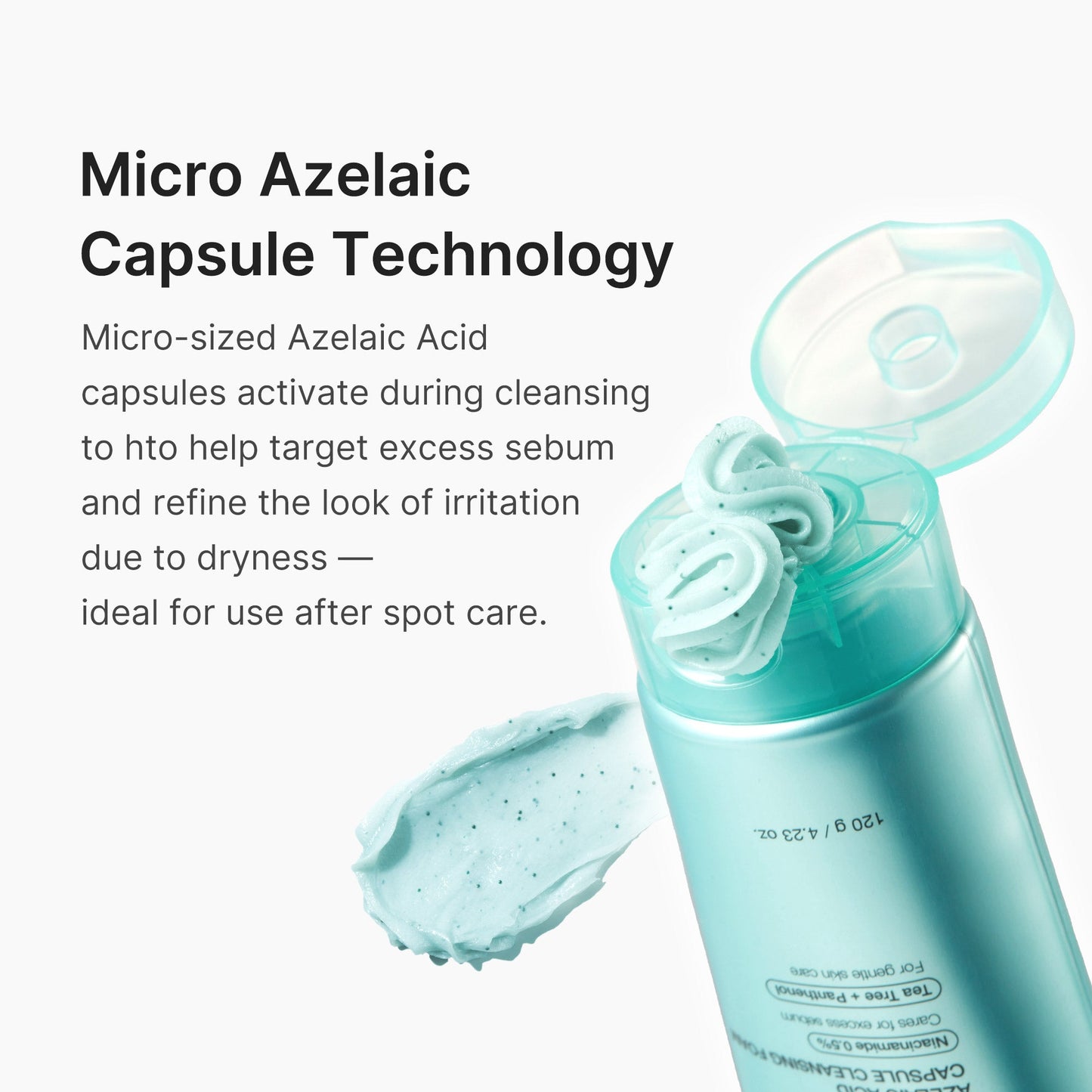 Azelaic Acid Capsule Foam Cleanser for Gentle Everyday Cleansing