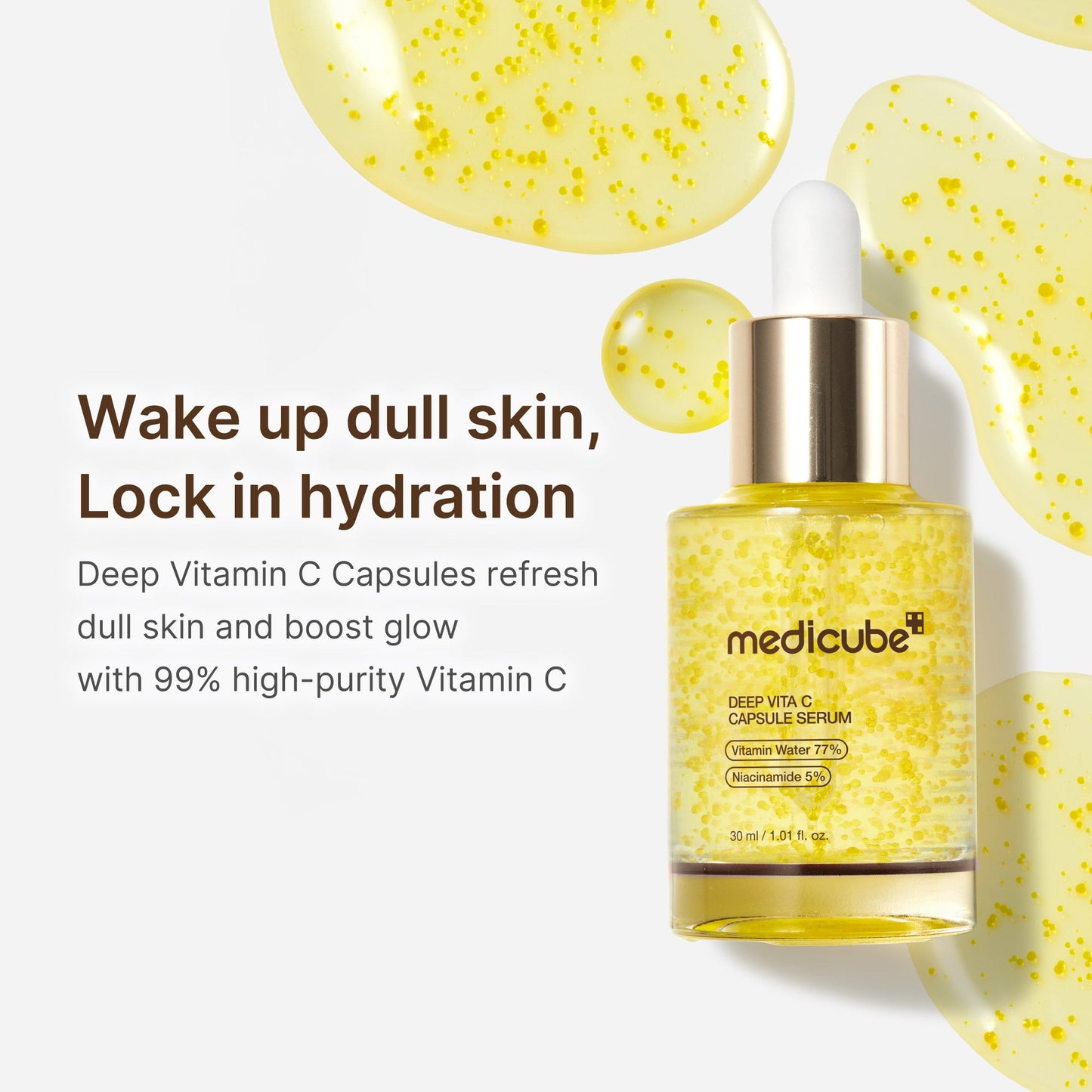 Deep Vitamin C Capsule Serum for a Smooth Radiant Looking Finish