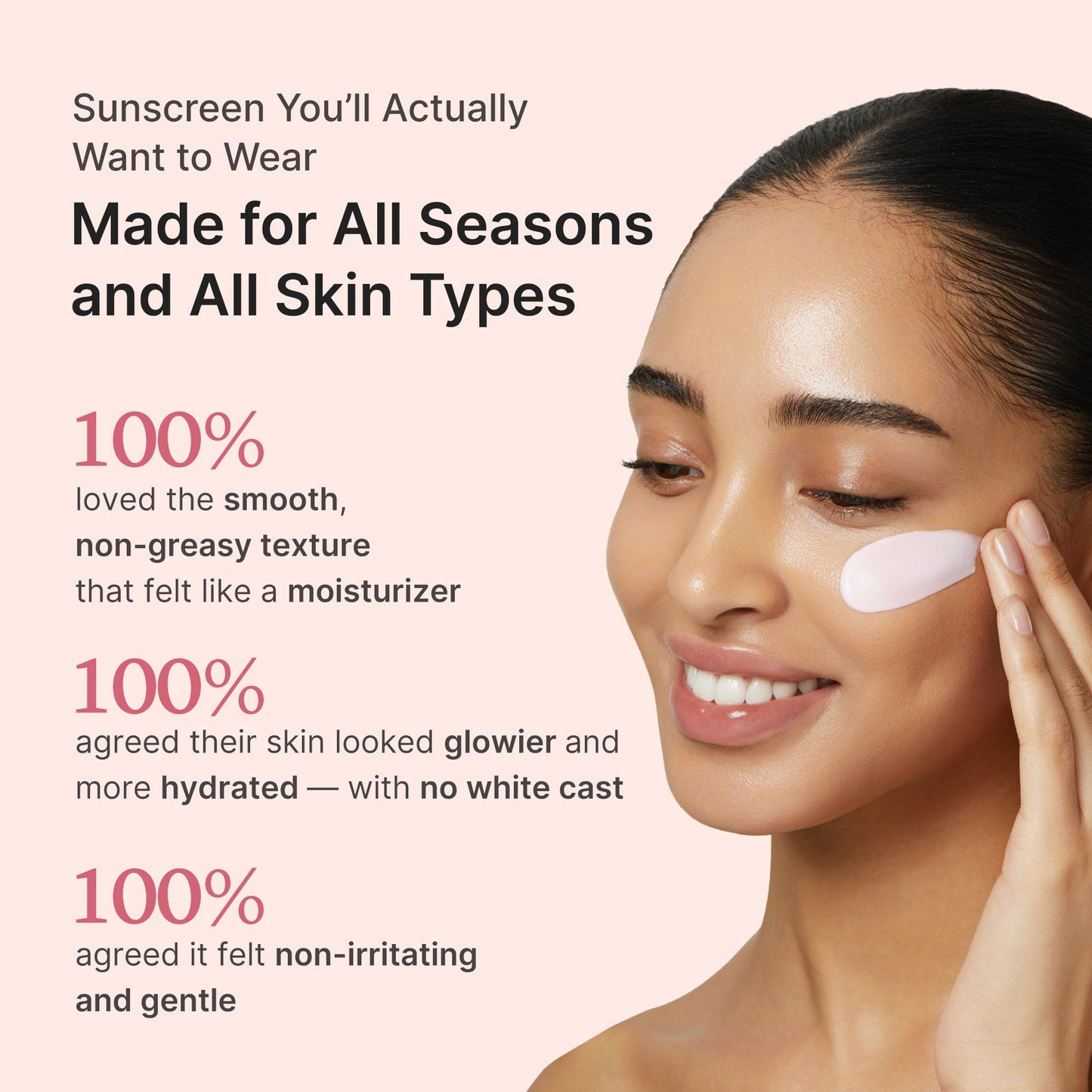 No Cast Just Glow Collagen Sunscreen for Comfortable Everyday Sun Care