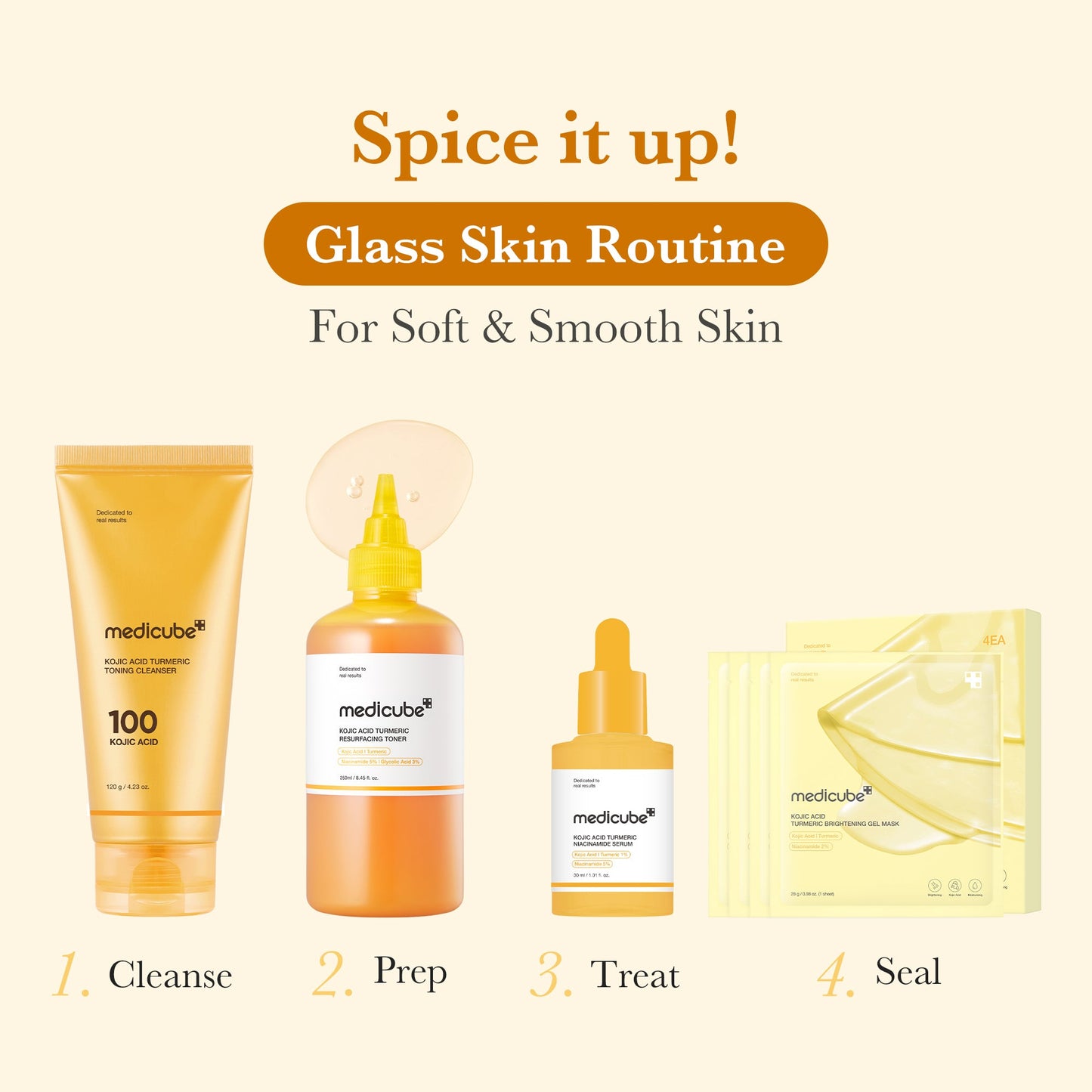 Kojic Acid Turmeric Toner for Lightweight Everyday Skin Prep