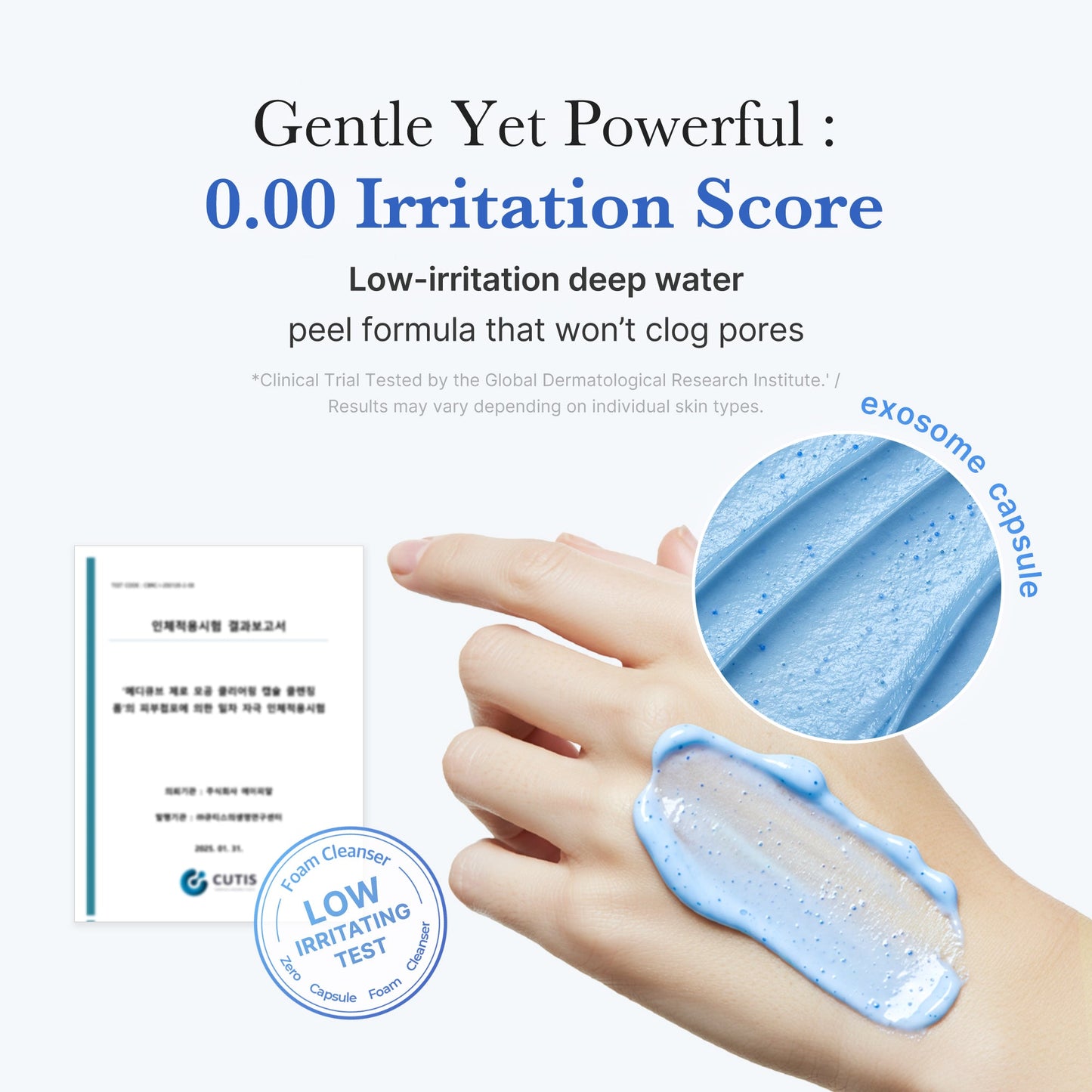 Zero Pore Capsule Cleansing Foam for Gentle Everyday Cleansing