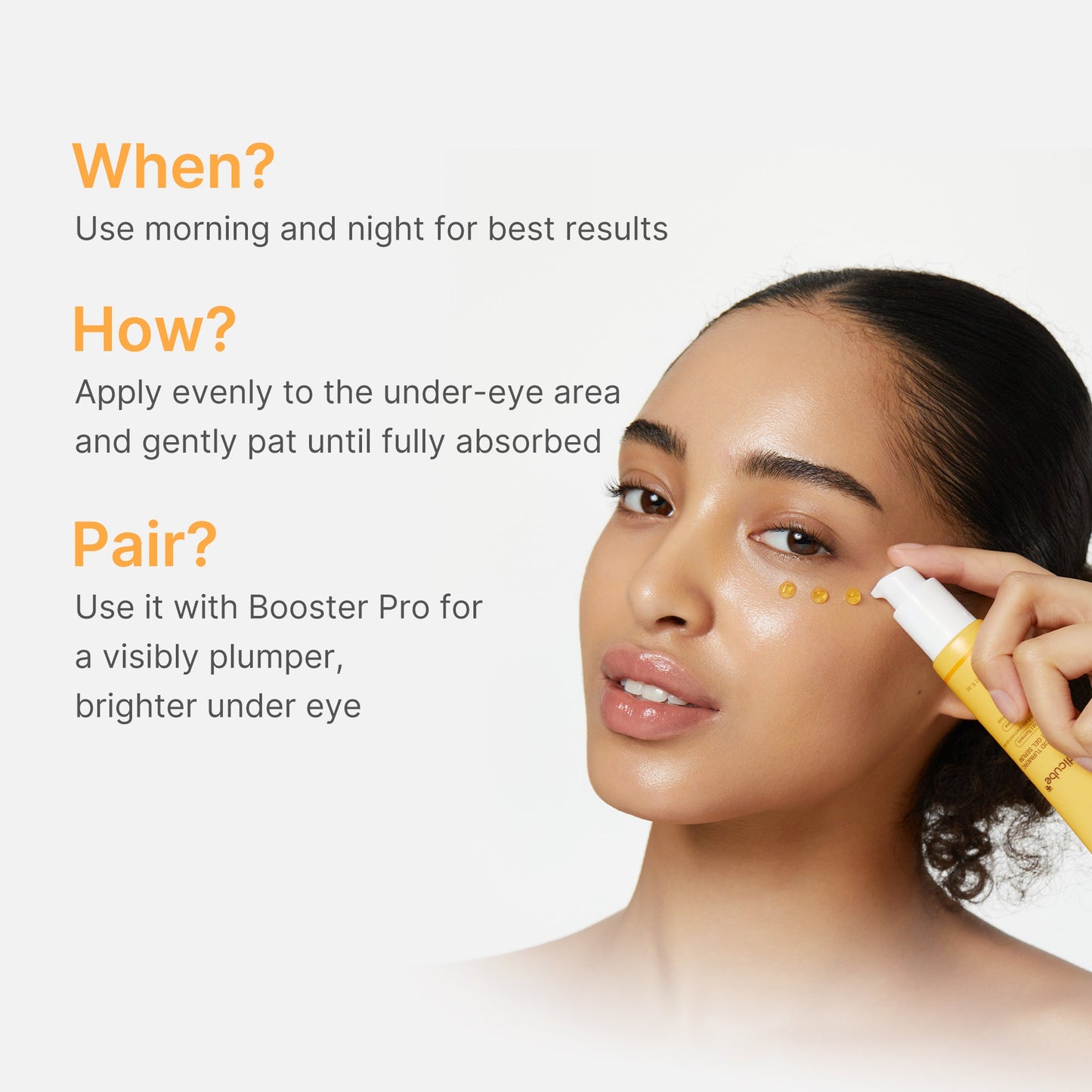 Kojic Acid Tumeric Eye Gel Serum for a Smooth Radiant Looking Finish