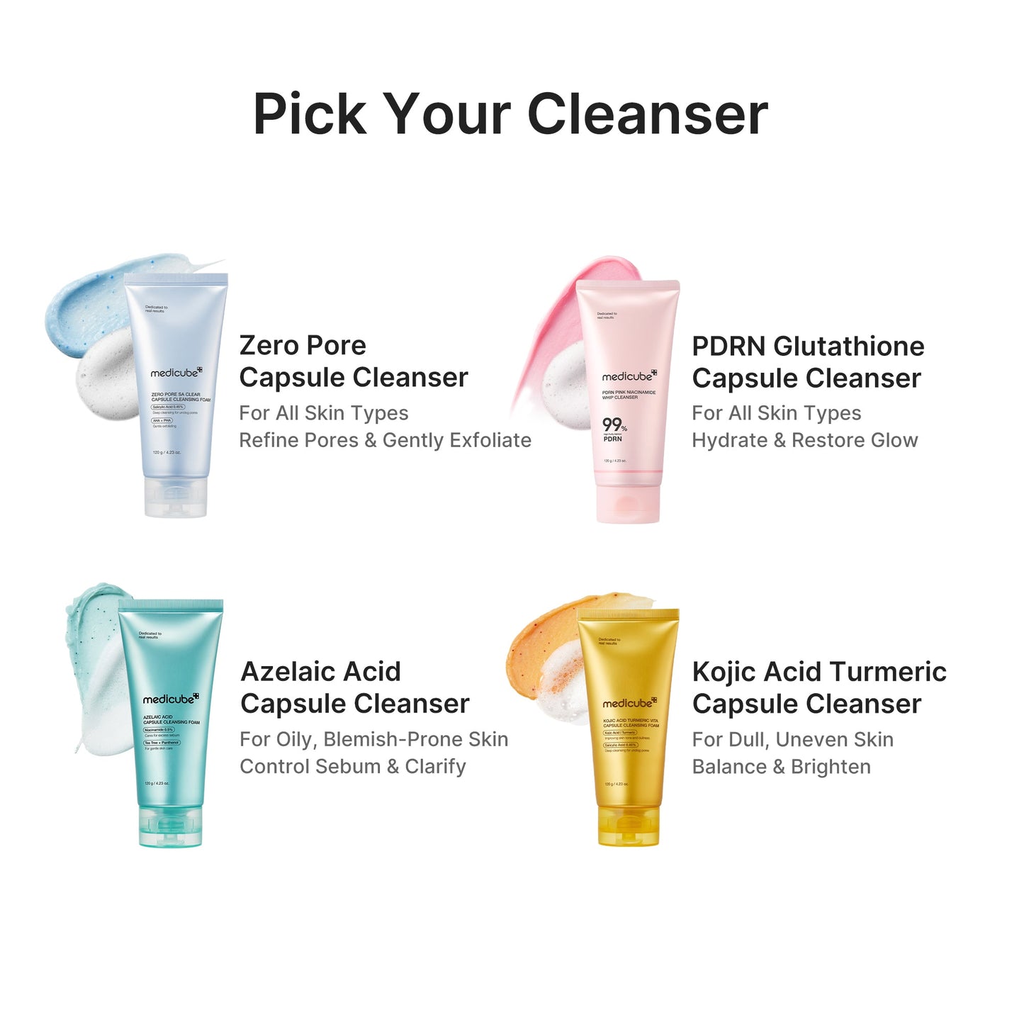 Kojic Acid Turmeric Vita Capsule Foam Cleanser for Gentle Everyday Cleansing