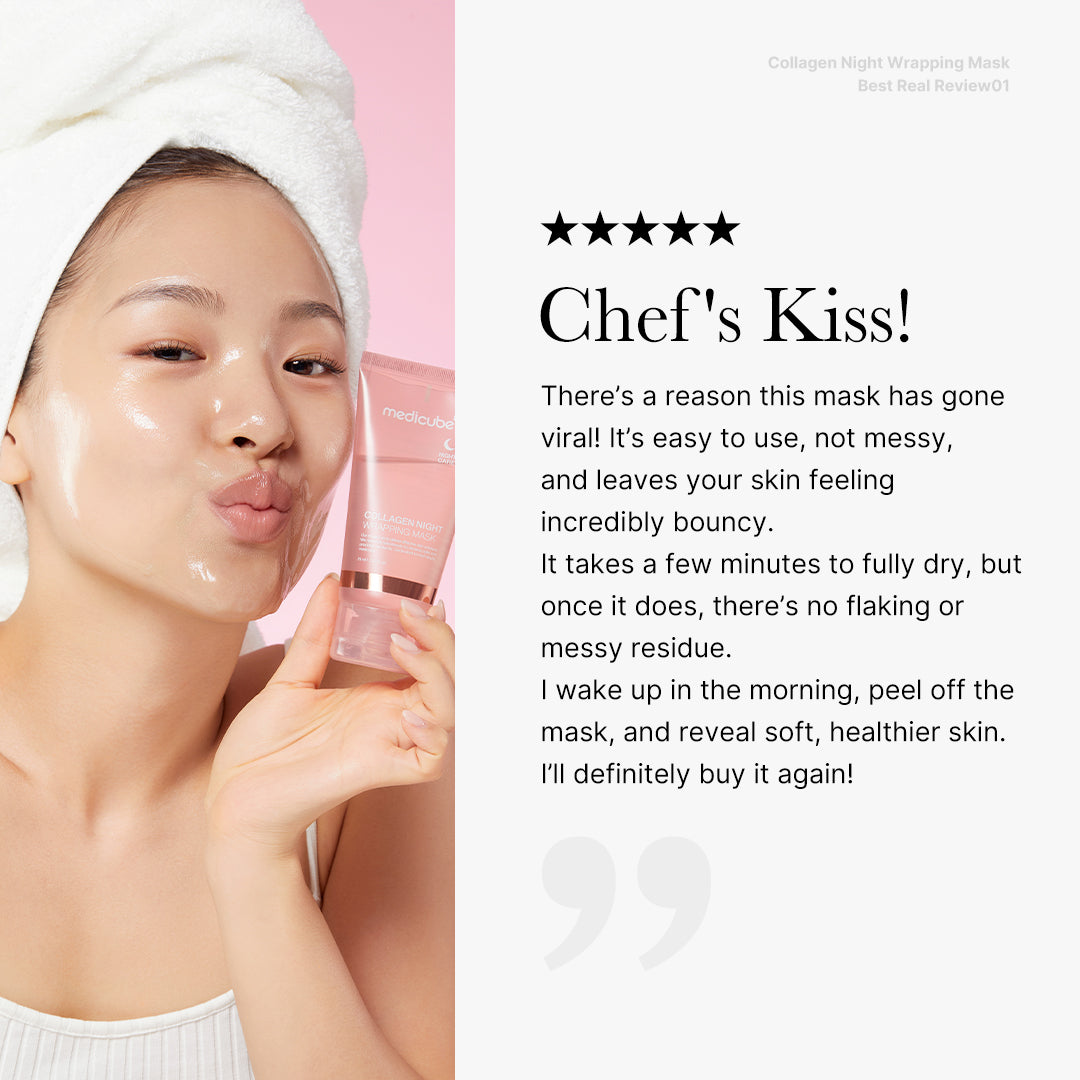Collagen Night Wrapping Mask for Weekly Moisture Focused Care