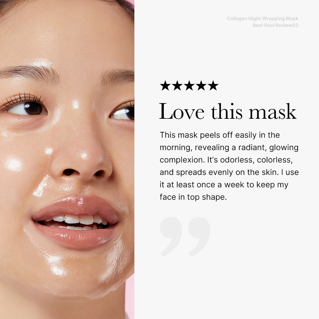 Collagen Night Wrapping Mask for Weekly Moisture Focused Care