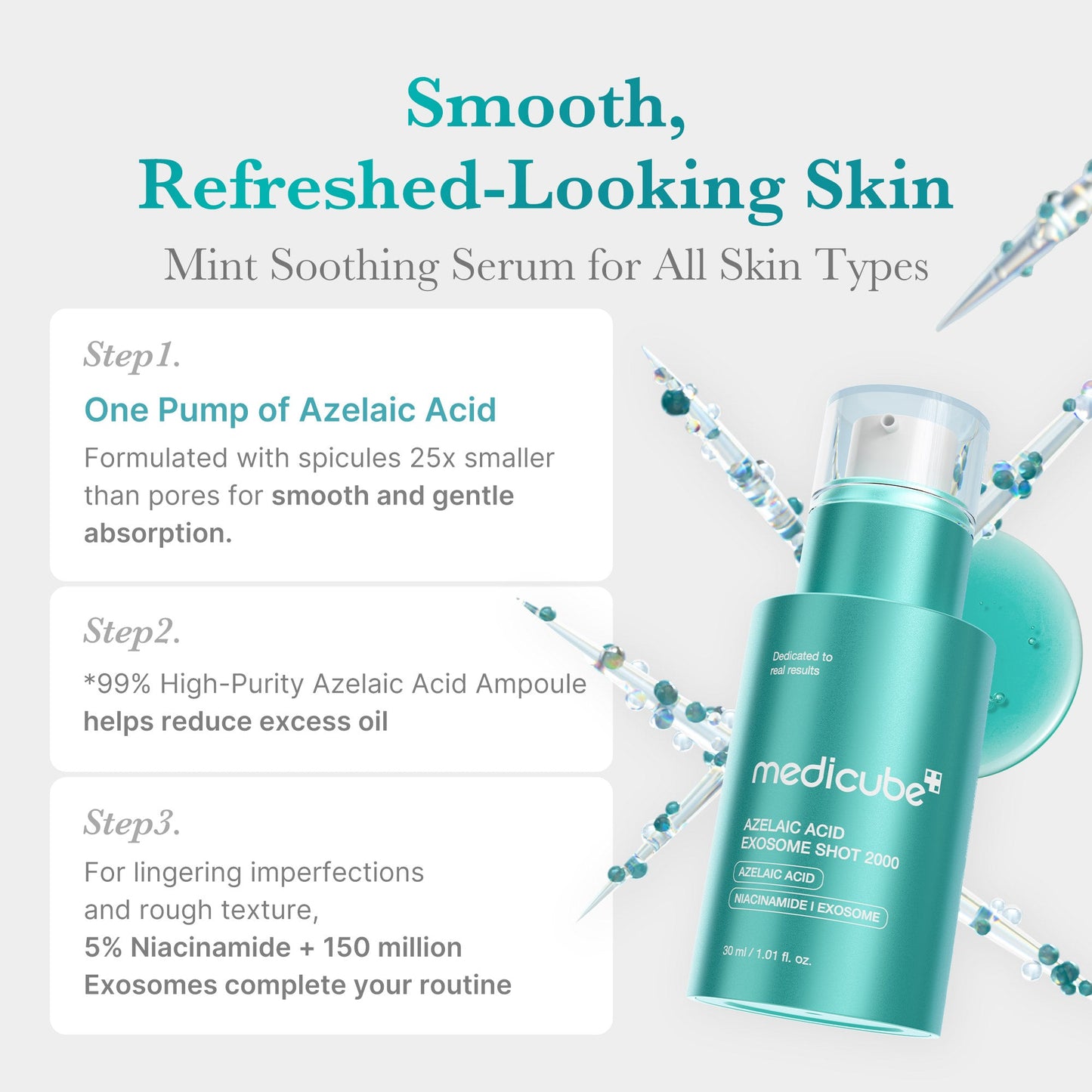Azelaic Acid Exosome Shot for Convenient At Home Skin Routine