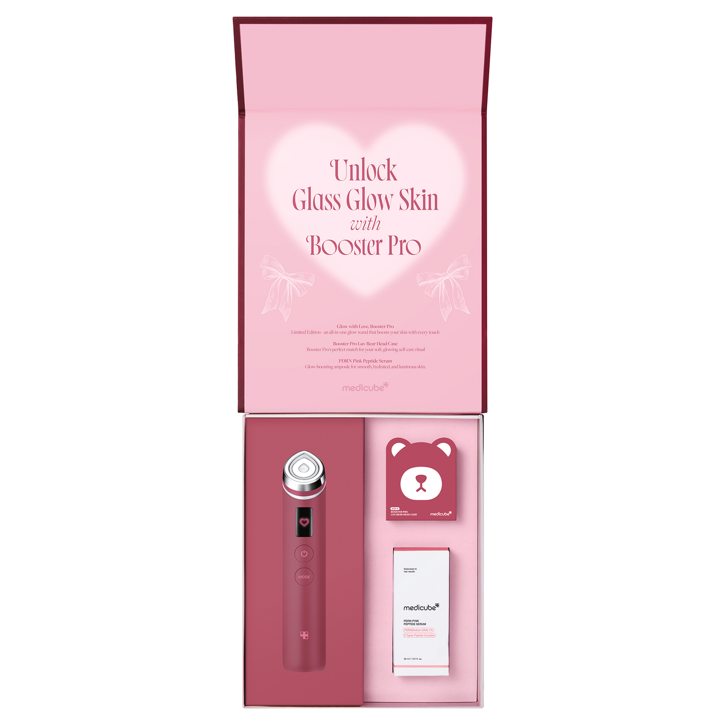 Limited Edition Booster Pro Heart Edition for Convenient At Home Skin Routine