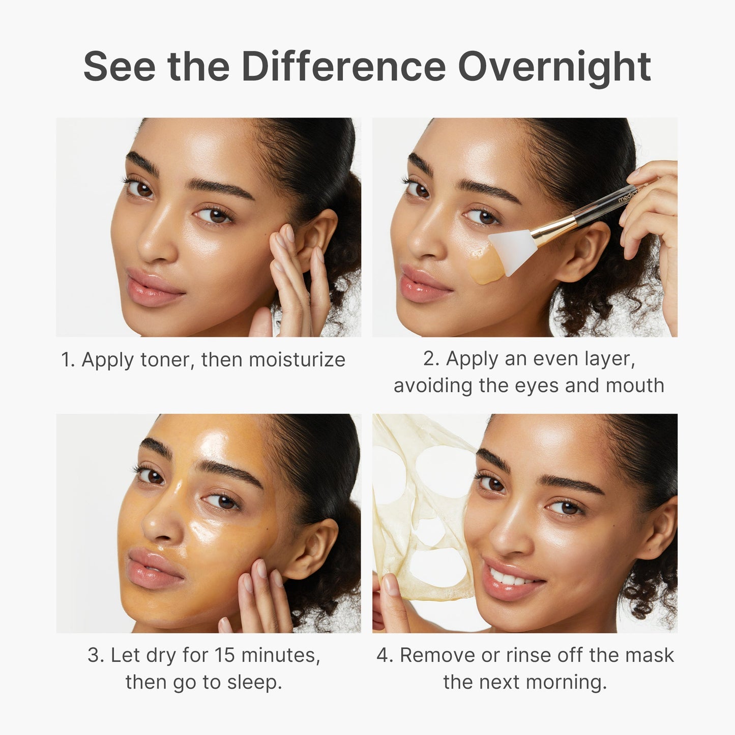 Kojic Acid Turmeric Overnight Wrapping Mask for Weekly Moisture Focused Routine