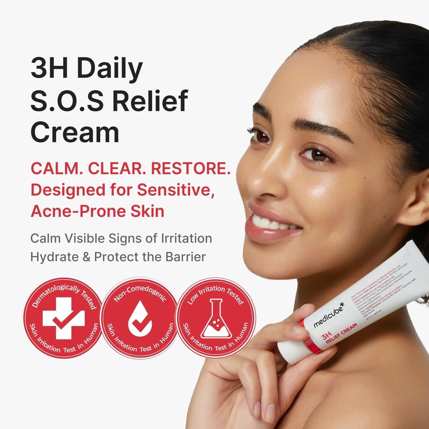 3H Daily Relief Cream for Daily Moisture and Comfort Care