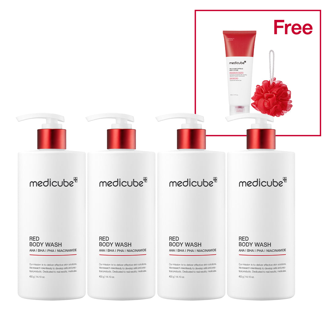 Red Body Wash for Gentle Everyday Cleansing