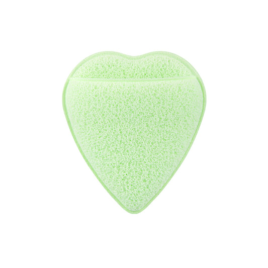 Clover Heart Facial Sponge for Gentle Everyday Skin Care