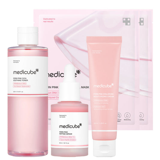 PDRN Pink Glow Full Set for Gentle Everyday Skin Care