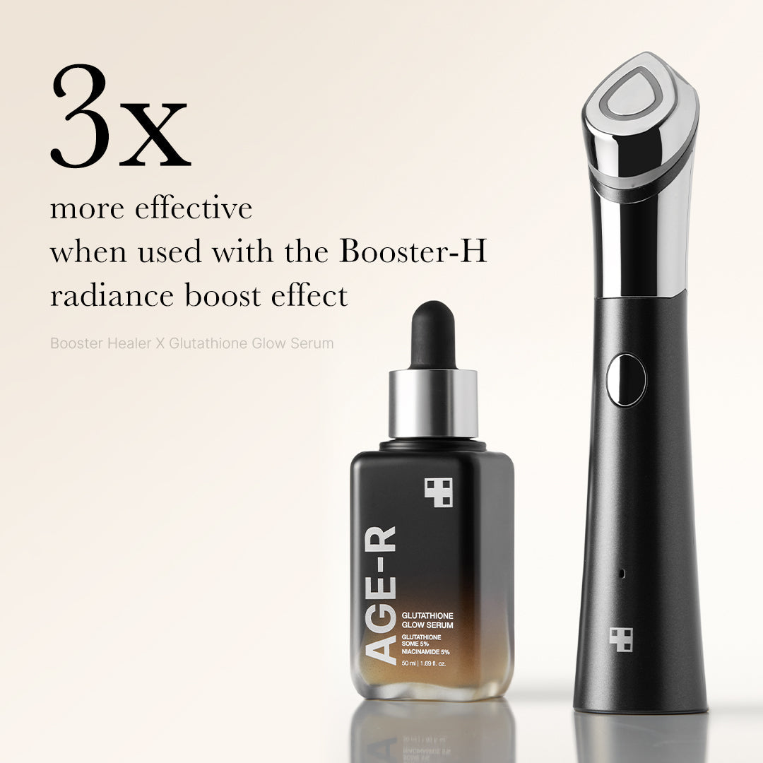 AGE R Glutathione Glow Serum for a Smooth Radiant Looking Finish
