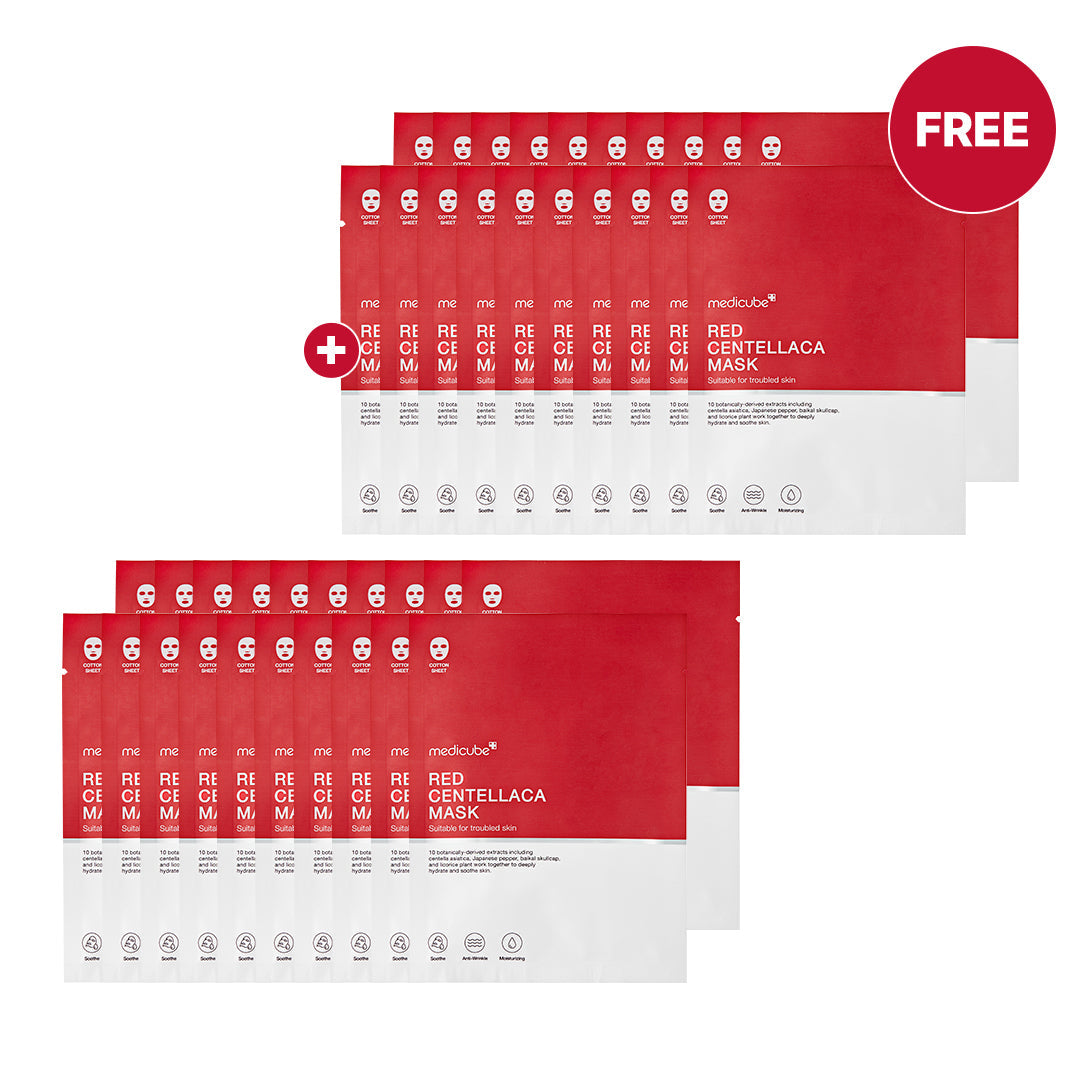 Red Centellaca Mask for Weekly Moisture Focused Care