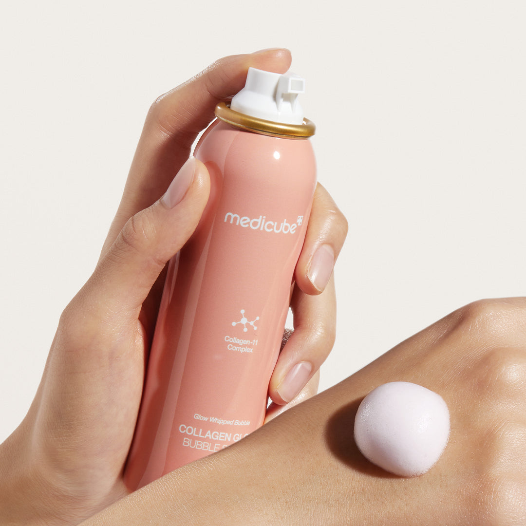US ONLY Collagen Glow Bubble Serum for a Smooth Radiant Looking Finish