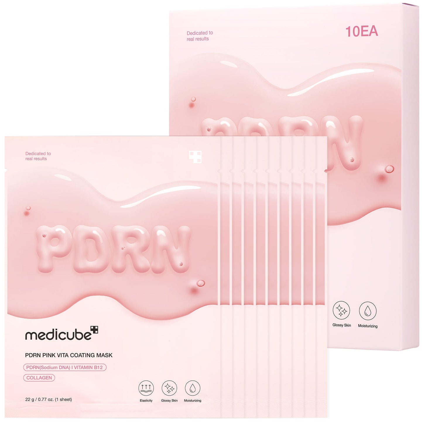 PDRN Pink Vita Coating Sheet Mask for Weekly Moisture Focused Care