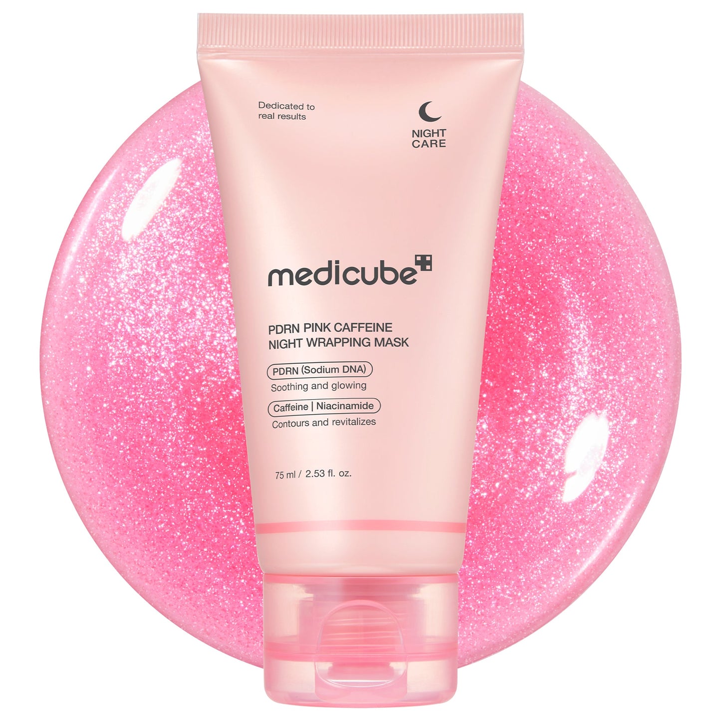 PDRN Pink Caffeine Overnight Wrapping Mask for Weekly Moisture Focused Care