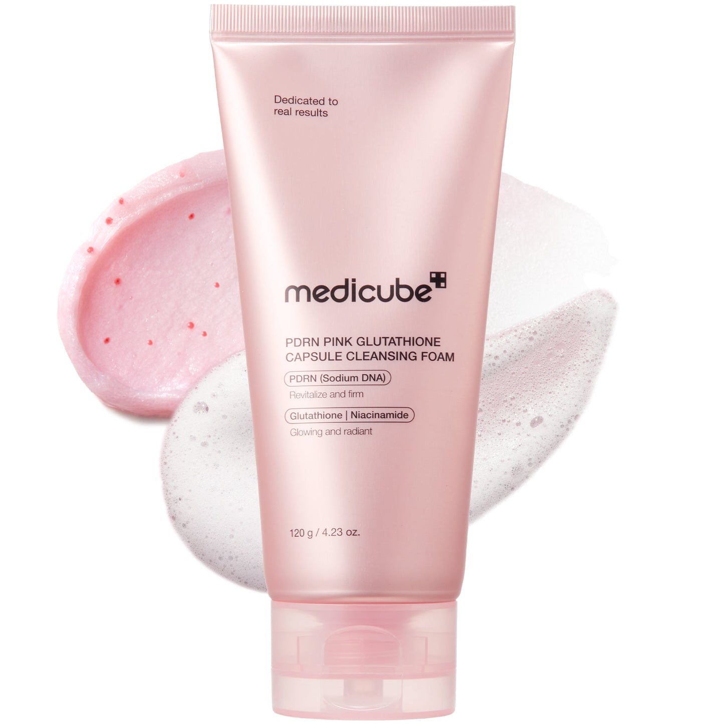 PDRN Pink Glutathione Capsule Foam Cleanser for Gentle Everyday Cleansing
