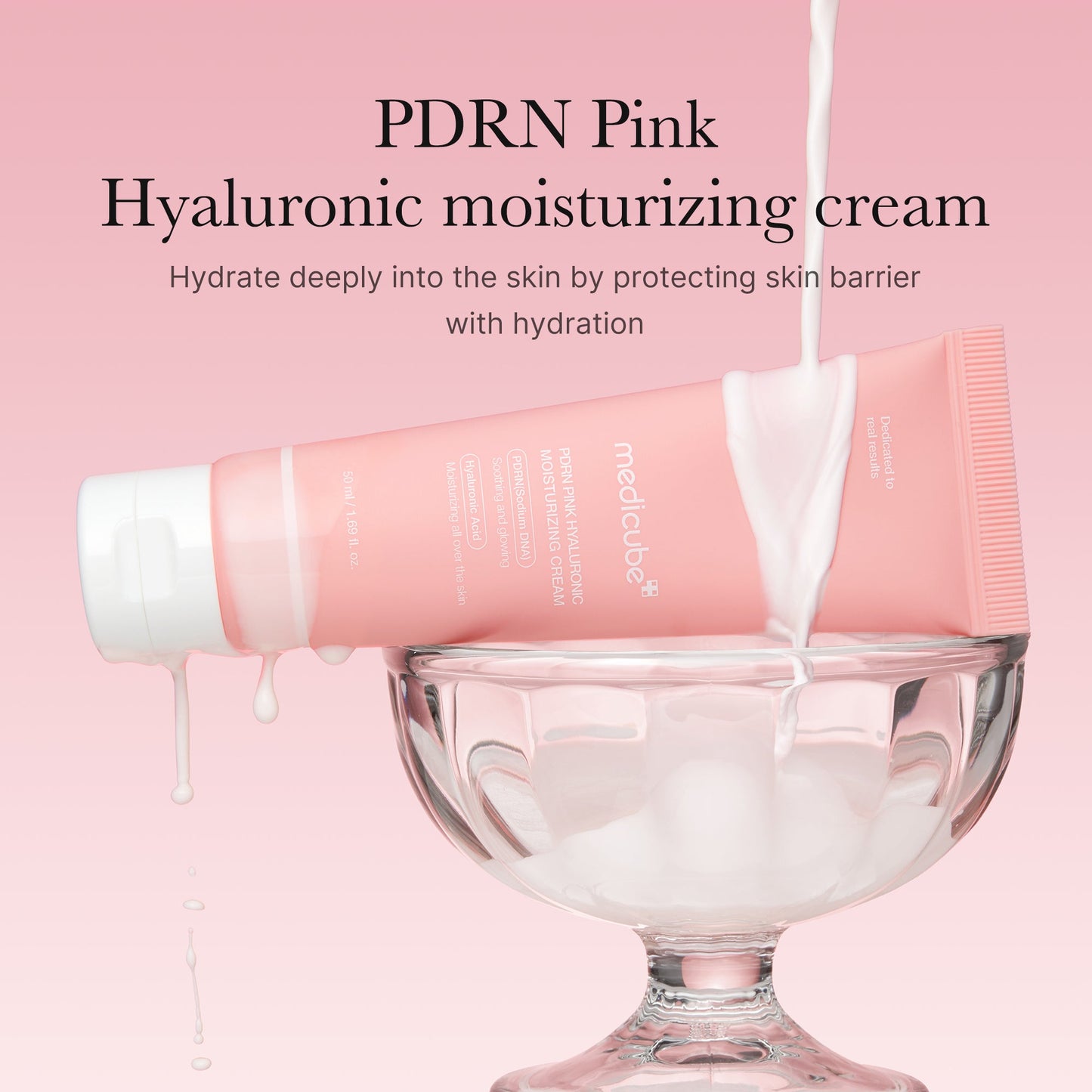 PDRN Pink Peptide Cream with Daily Moisture and Comfort Care