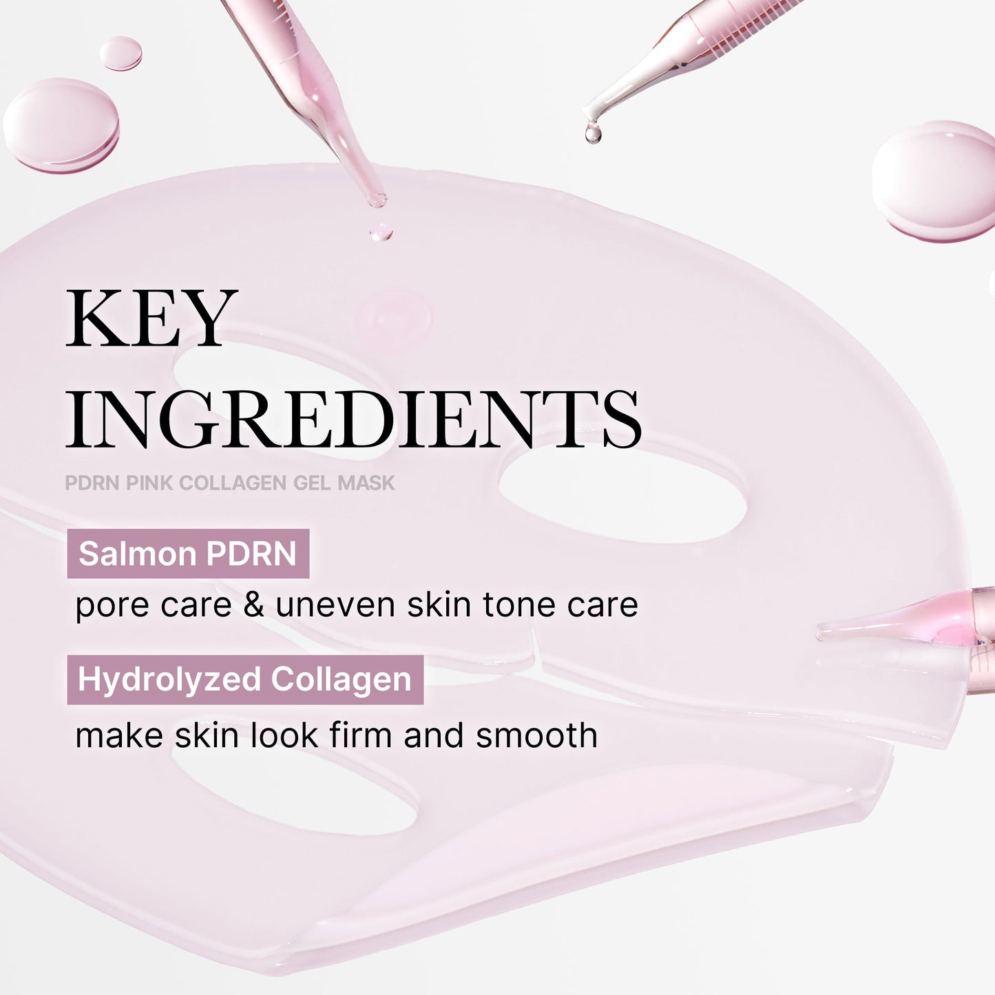 Salmon PDRN Pink Collagen Jelly Gel Mask for Weekly Moisture Focused Routine