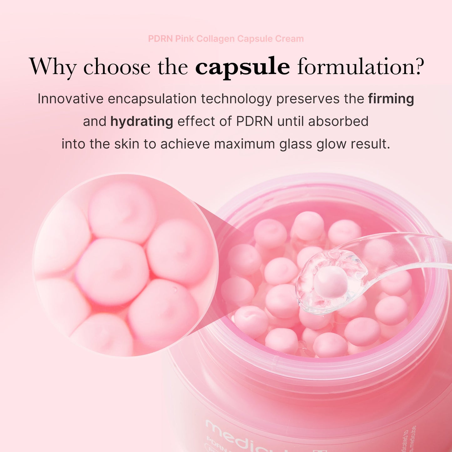 PDRN Pink Collagen Capsule Cream for Everyday Moisture and Comfort Care