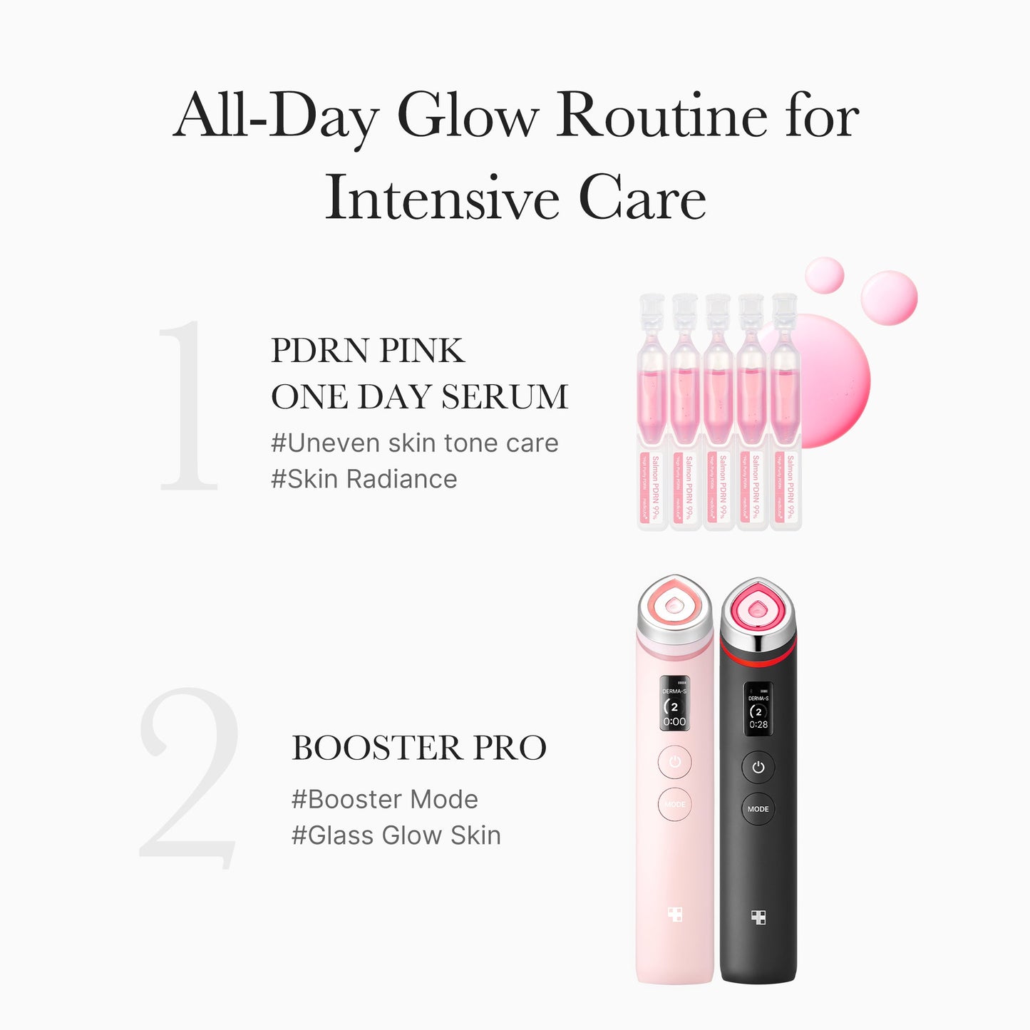 PDRN Pink Daily Serum for a Smooth Radiant Looking Finish