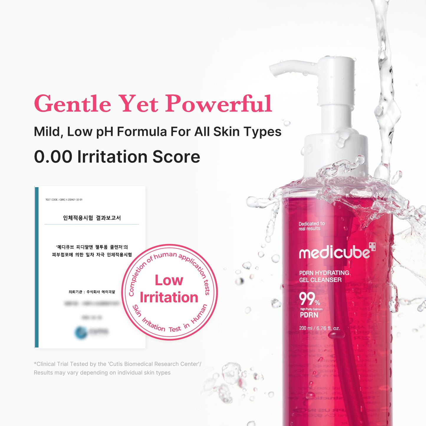 PDRN Pink Gel Cleanser with Gentle Everyday Cleansing
