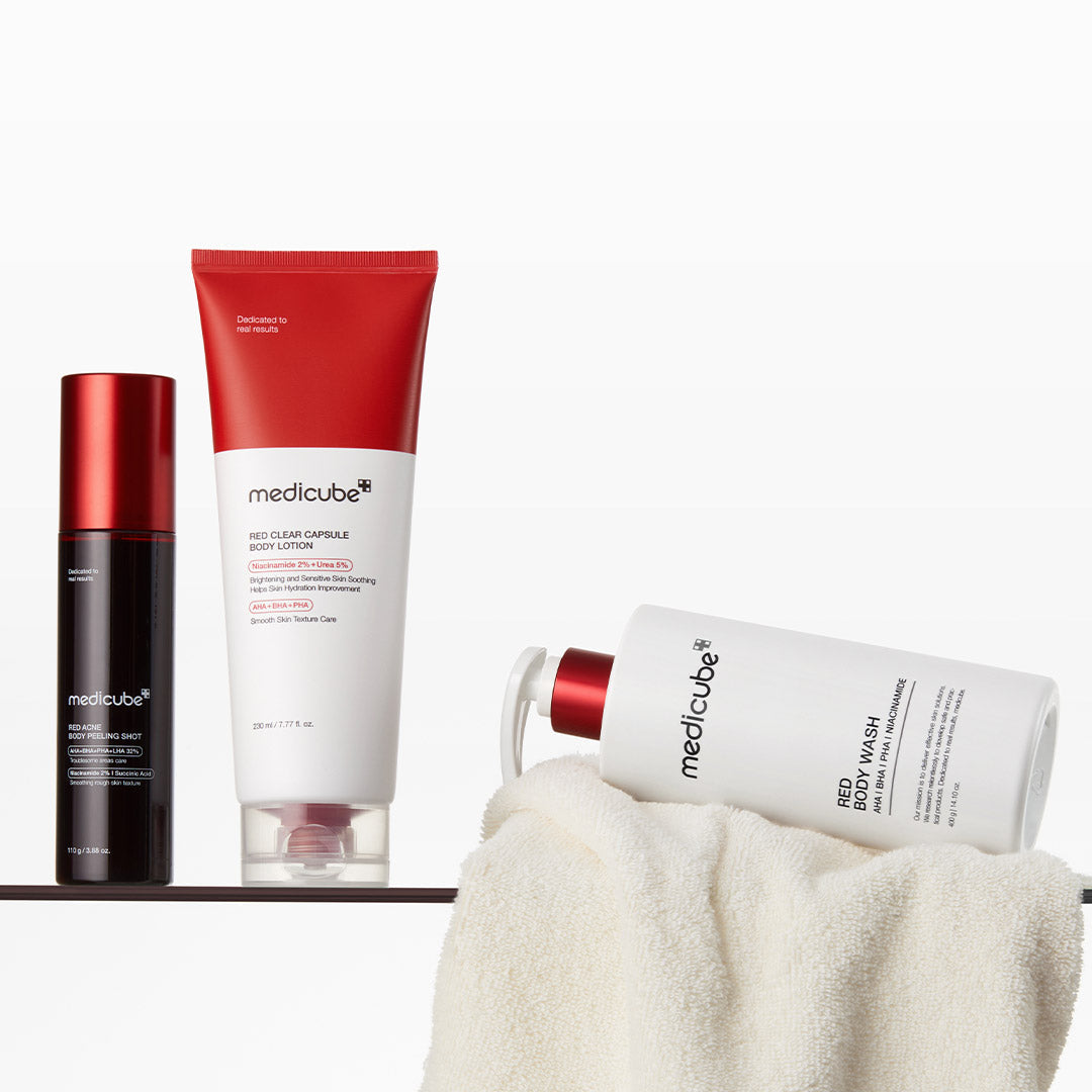 Red Glow Body Essentials with Gentle Everyday Skin Care