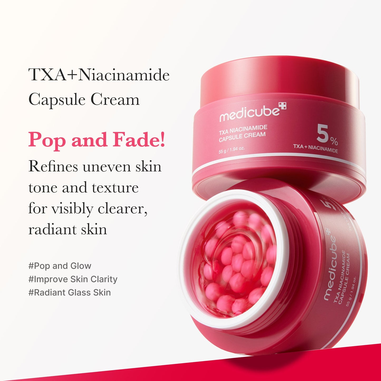 TXA Niacinamide Capsule Cream for Daily Moisture and Comfort Care