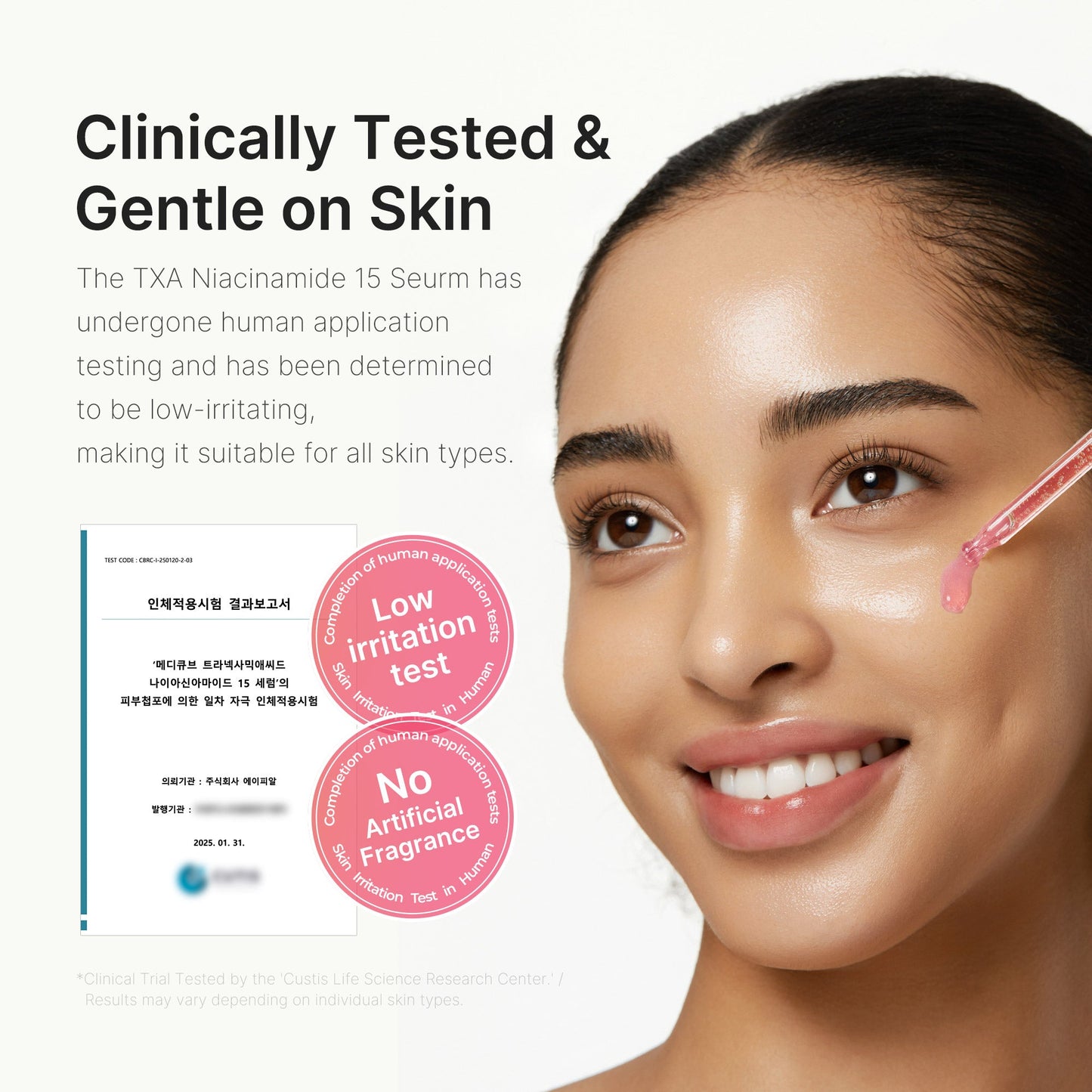 TXA Niacinamide Serum for a Smooth Radiant Looking Finish