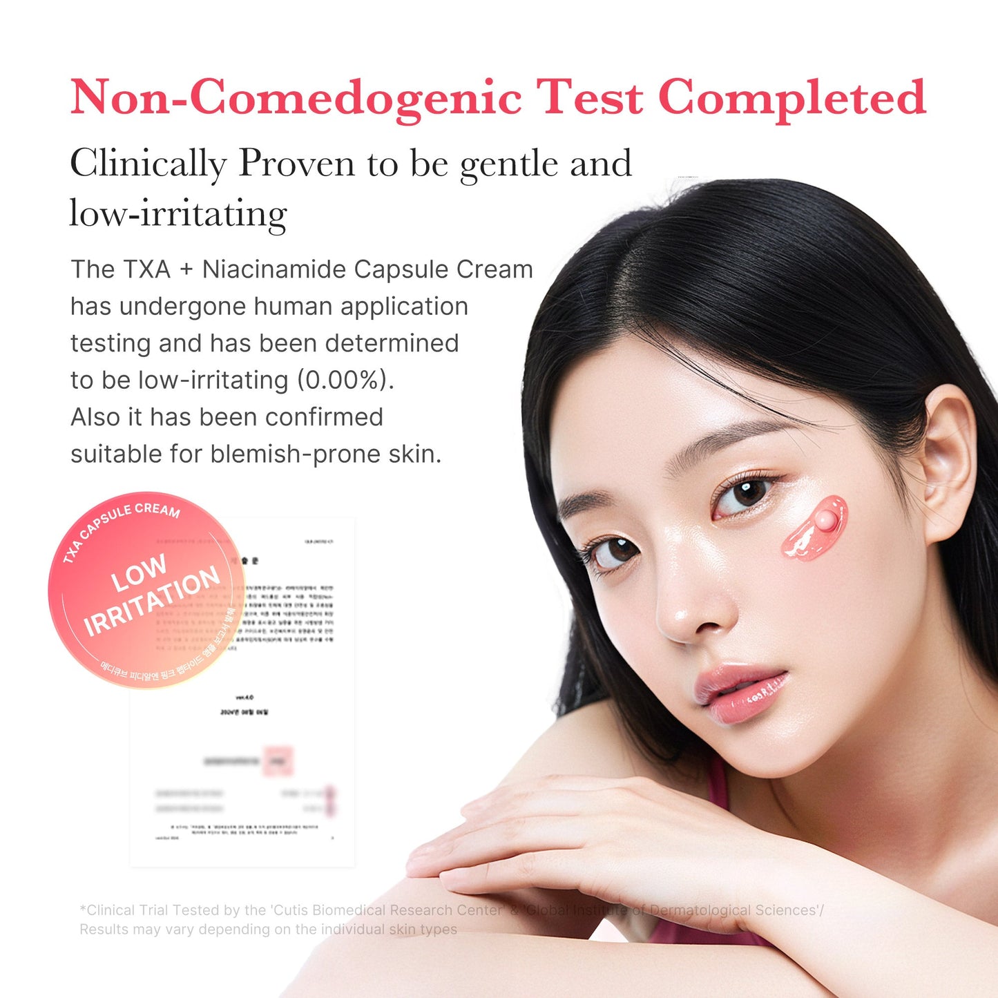 TXA Niacinamide Capsule Cream for Daily Moisture and Comfort Care